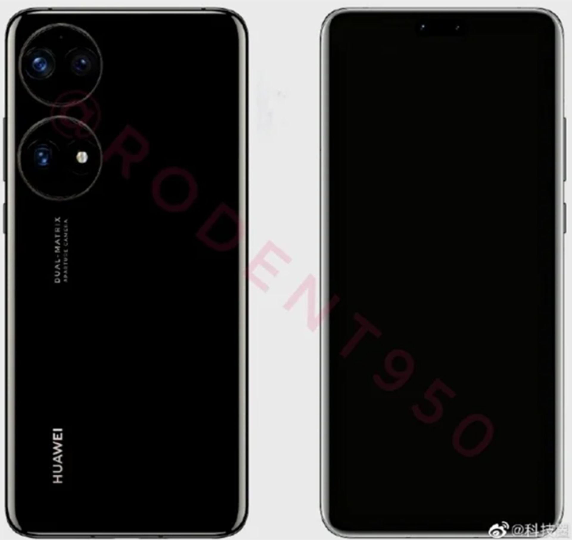 تصویر فاش شده از پنل پشتی و نمایشگر p60 به رنگ مشکی