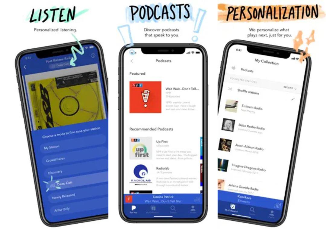 اپ Pandora-دانلود موزیک آیفون