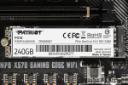 SSD پاتریوت P310 NVMe M.2 ظرفیت 240 گیگابایت نصب شده روی اسلات