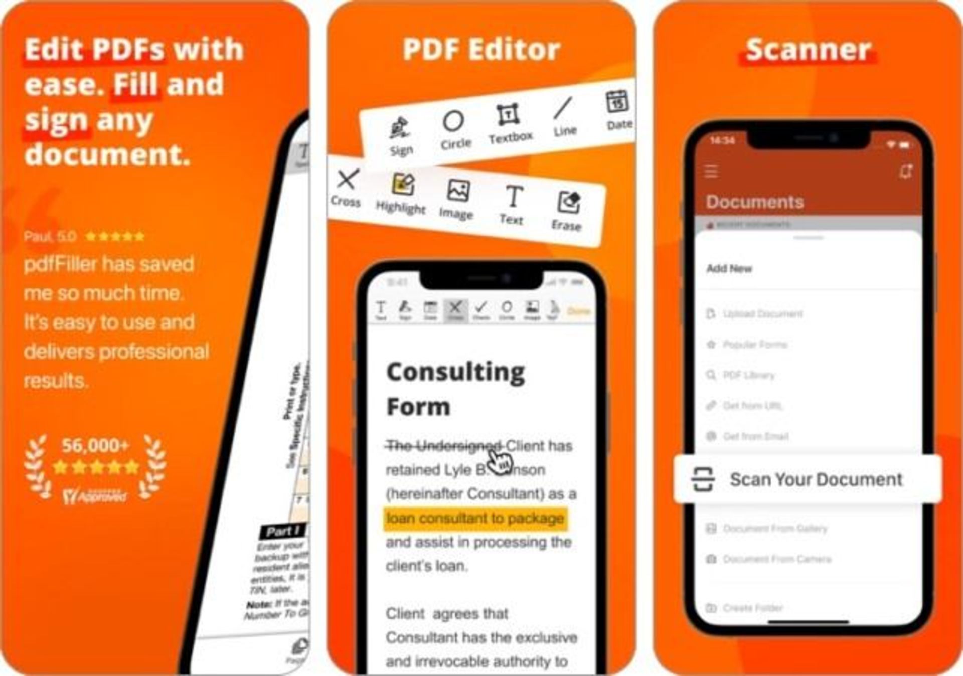 برنامه ویرایش پی دی اف pdfFilter برای iOS