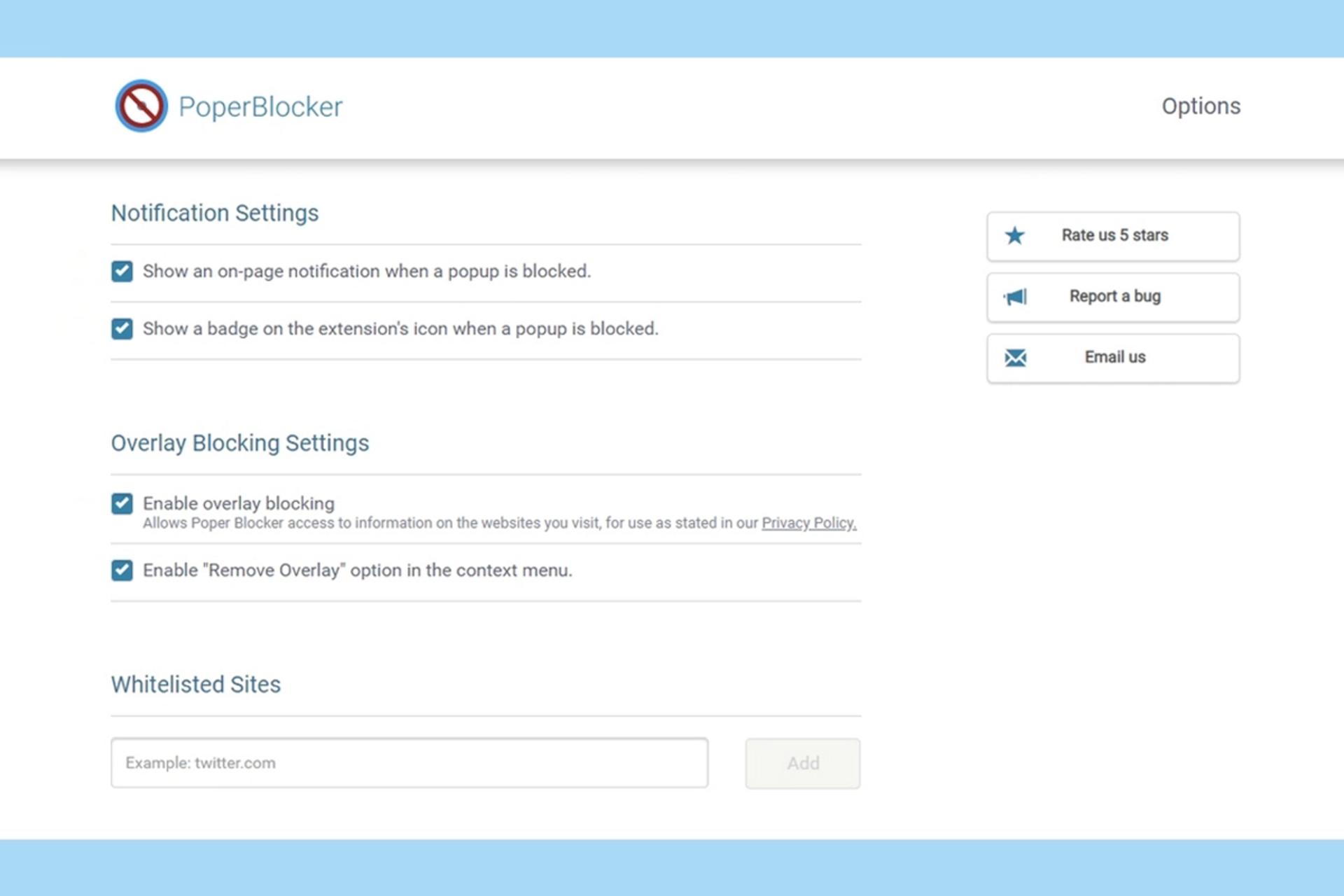 Poper Blocker افزونه کروم حذف تبلیغات یوتیوب