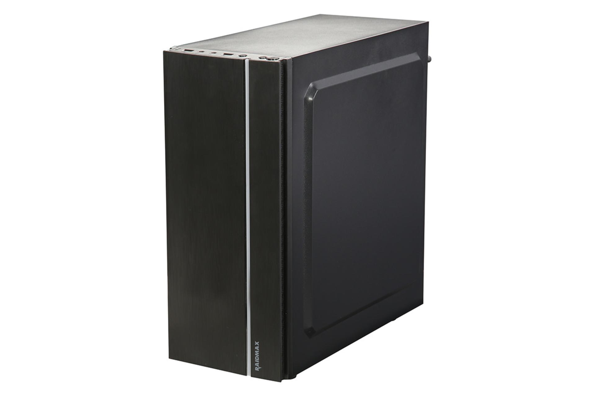 نمای نیم رخ جلو، بالا و سمت راست کیس کامپیوتر ریدمکس Blazar X910-FAB