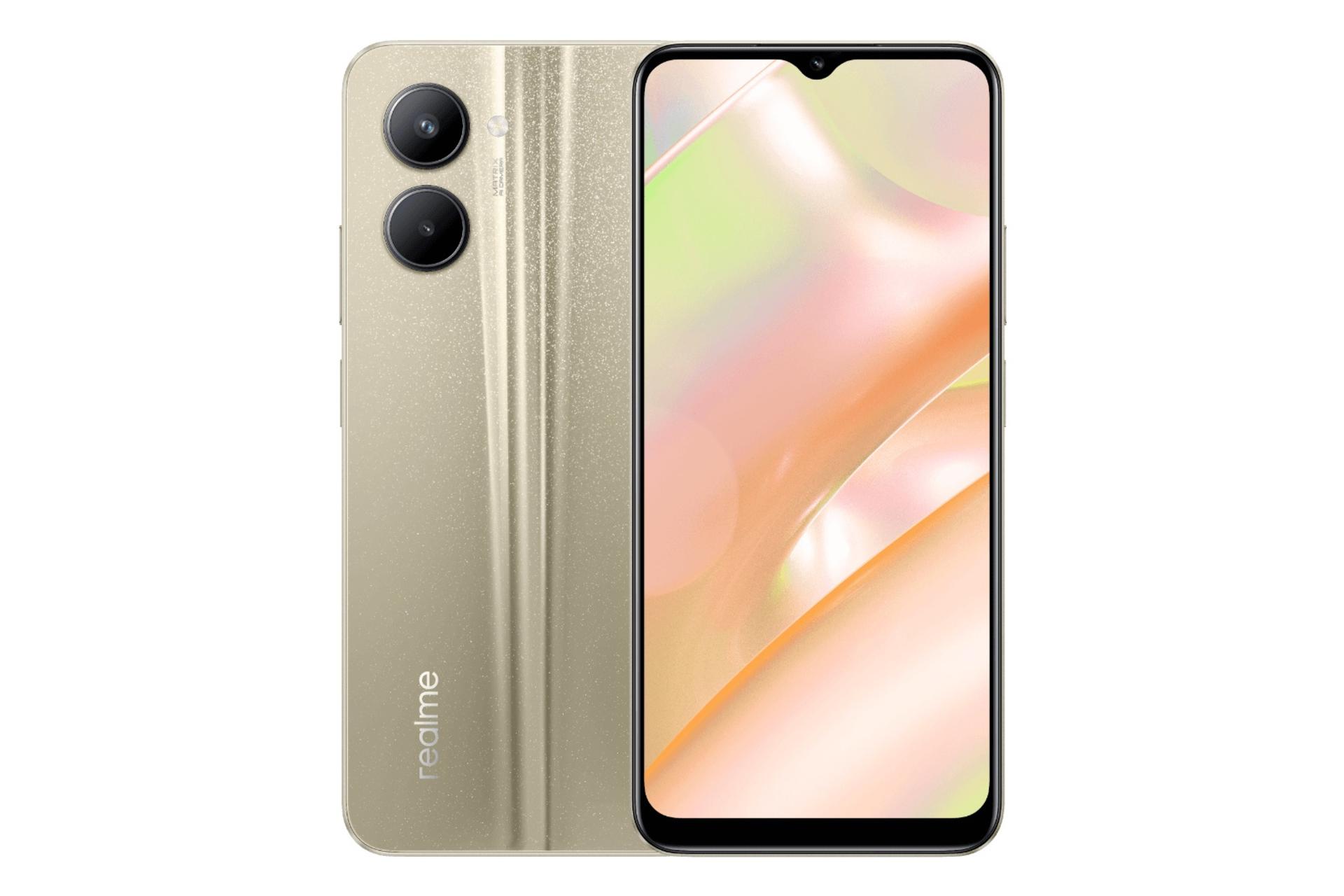 گوشی موبایل ریلمی Realme C33 طلایی