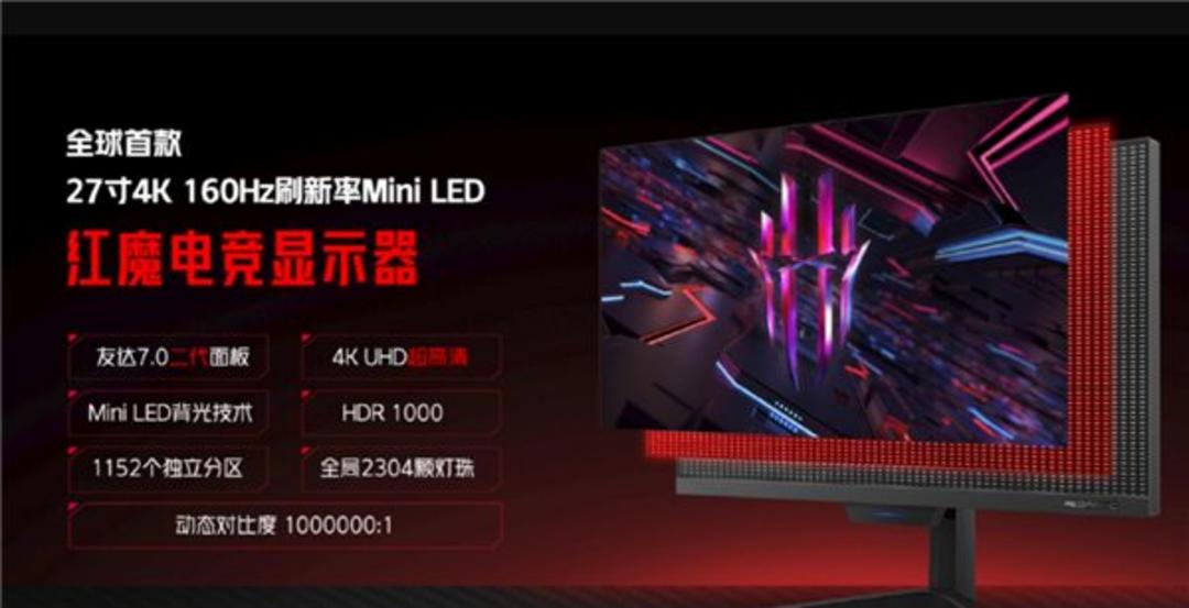 نمایشگر MiniLED ردمجیک