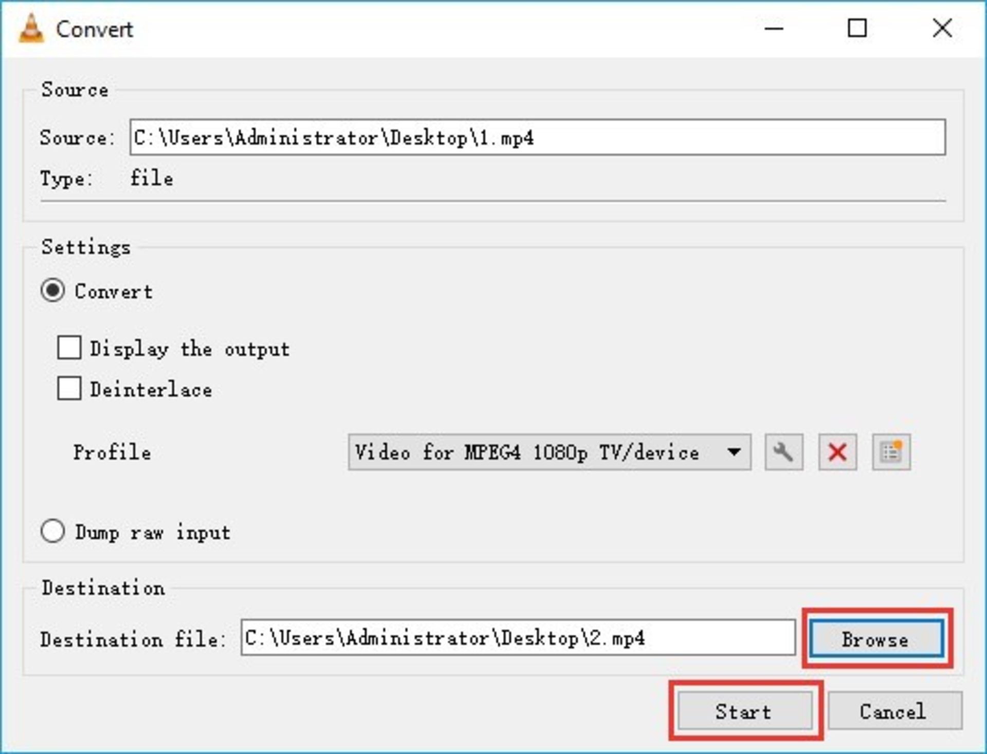 ۲-تغییر فرمت فایل ویدیویی در VLC