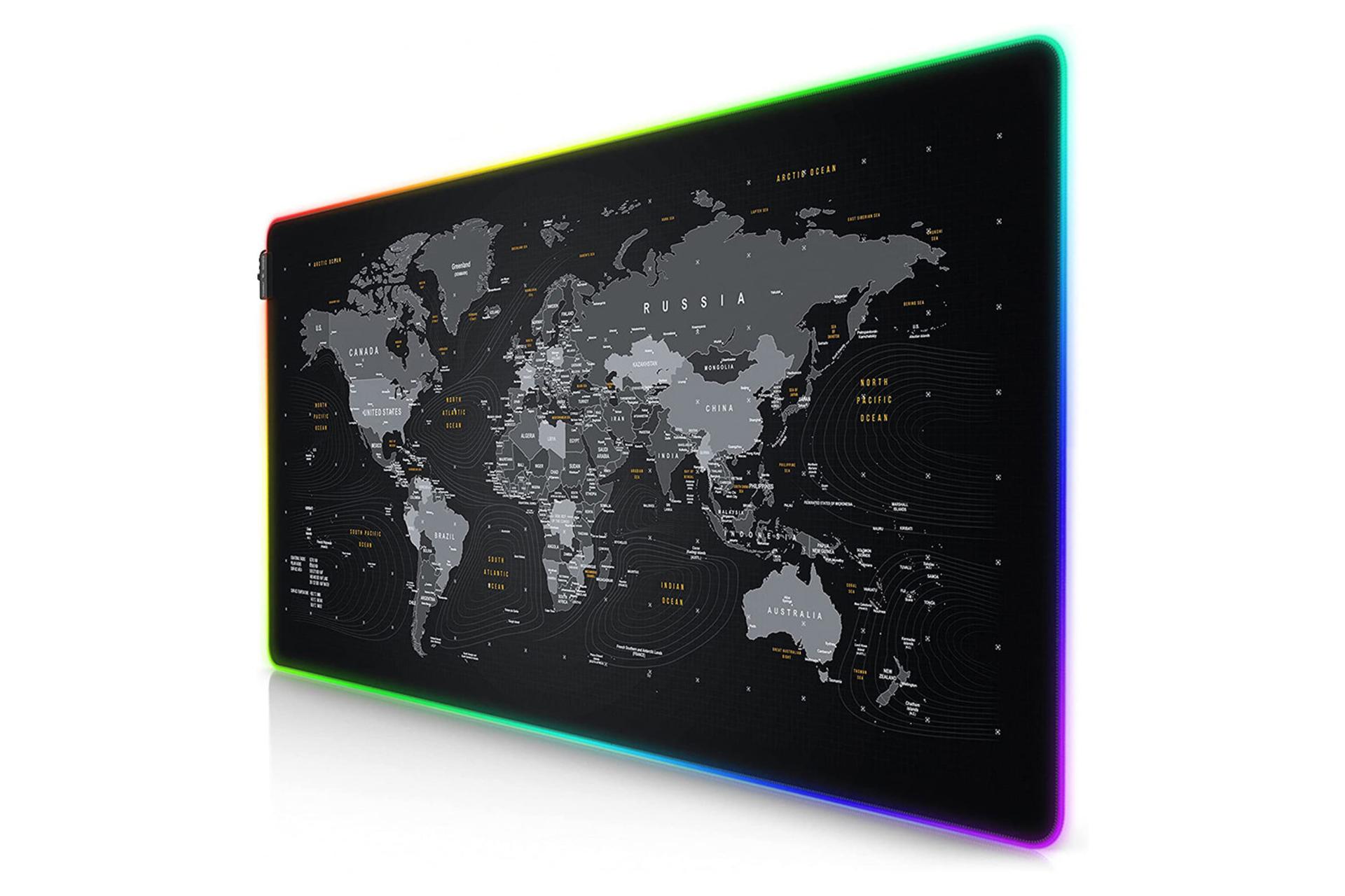 نمای کناری ماوس پد تایتان ولف Titanwolf RGB 3XL