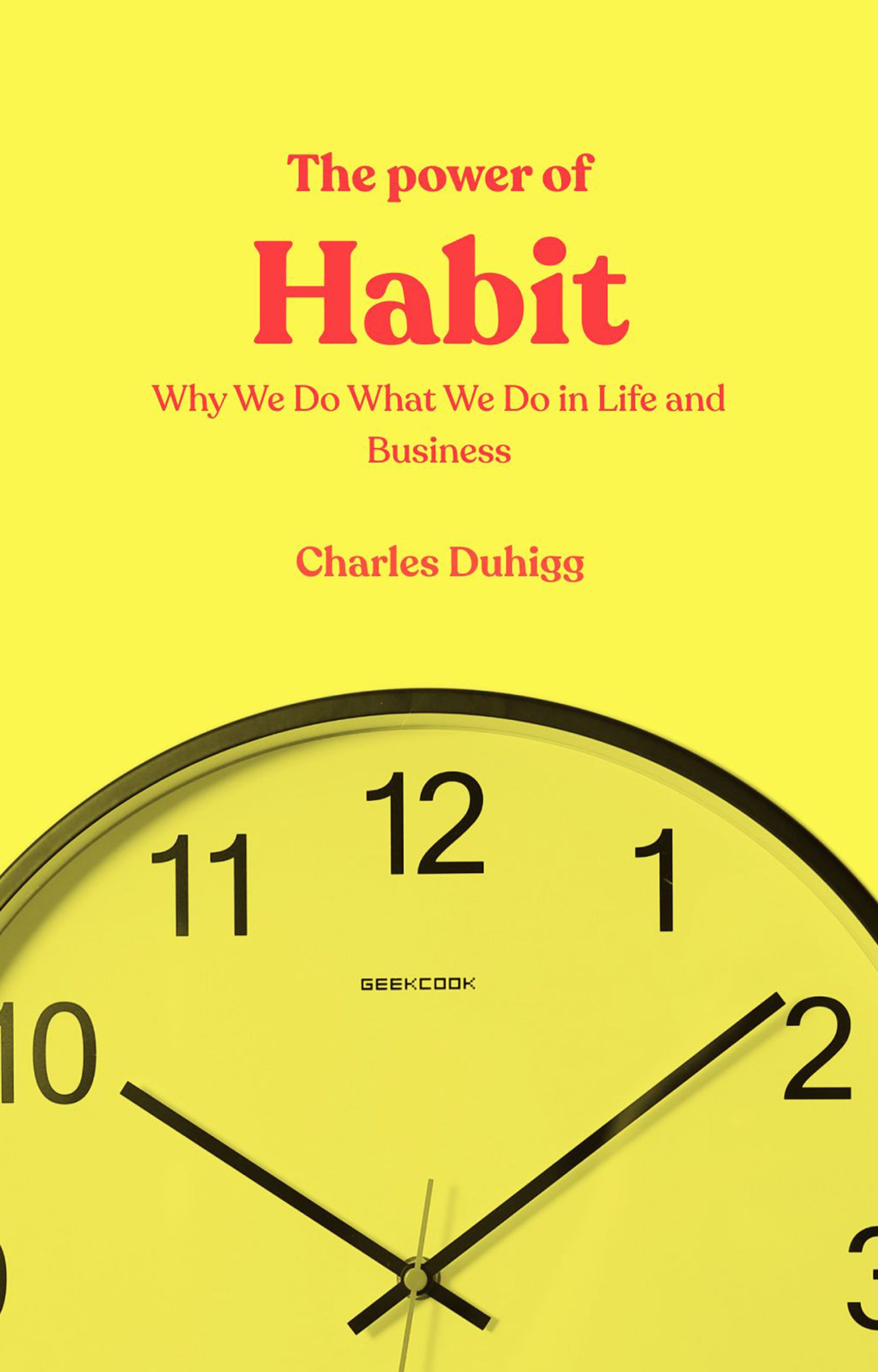 جلد کتاب قدرت عادت – چارلز داهیگ