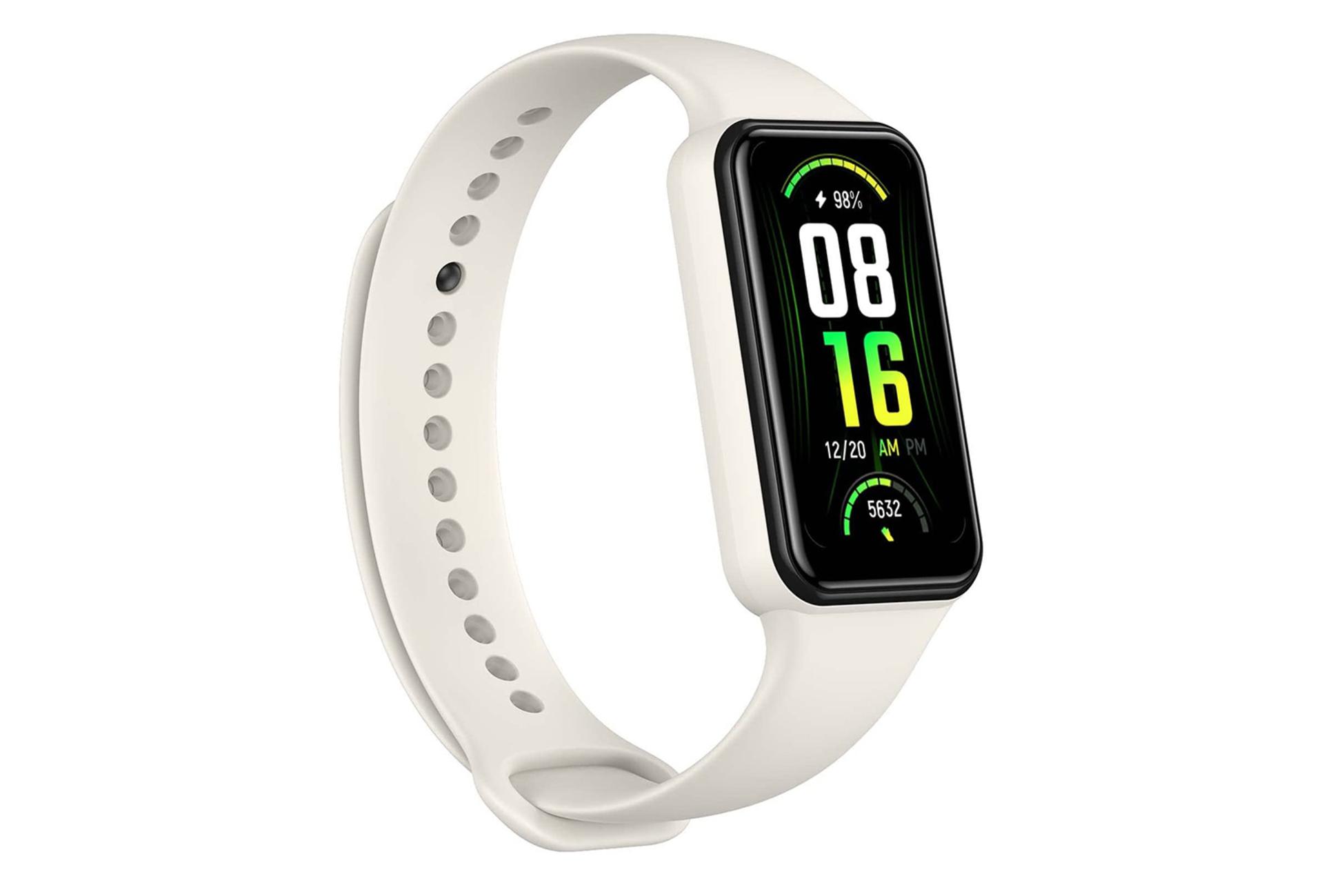 نمای نیمرخ چپ ساعت هوشمند Amazfit Band 7