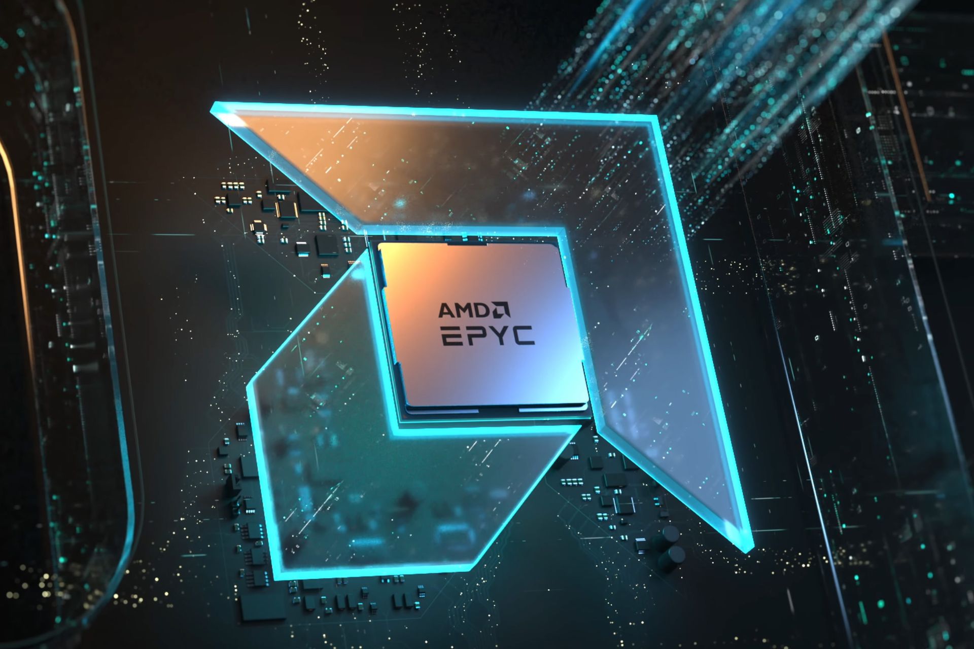 پردازنده ای ام دی اپیک AMD EPYC سرور طرح گرافیکی