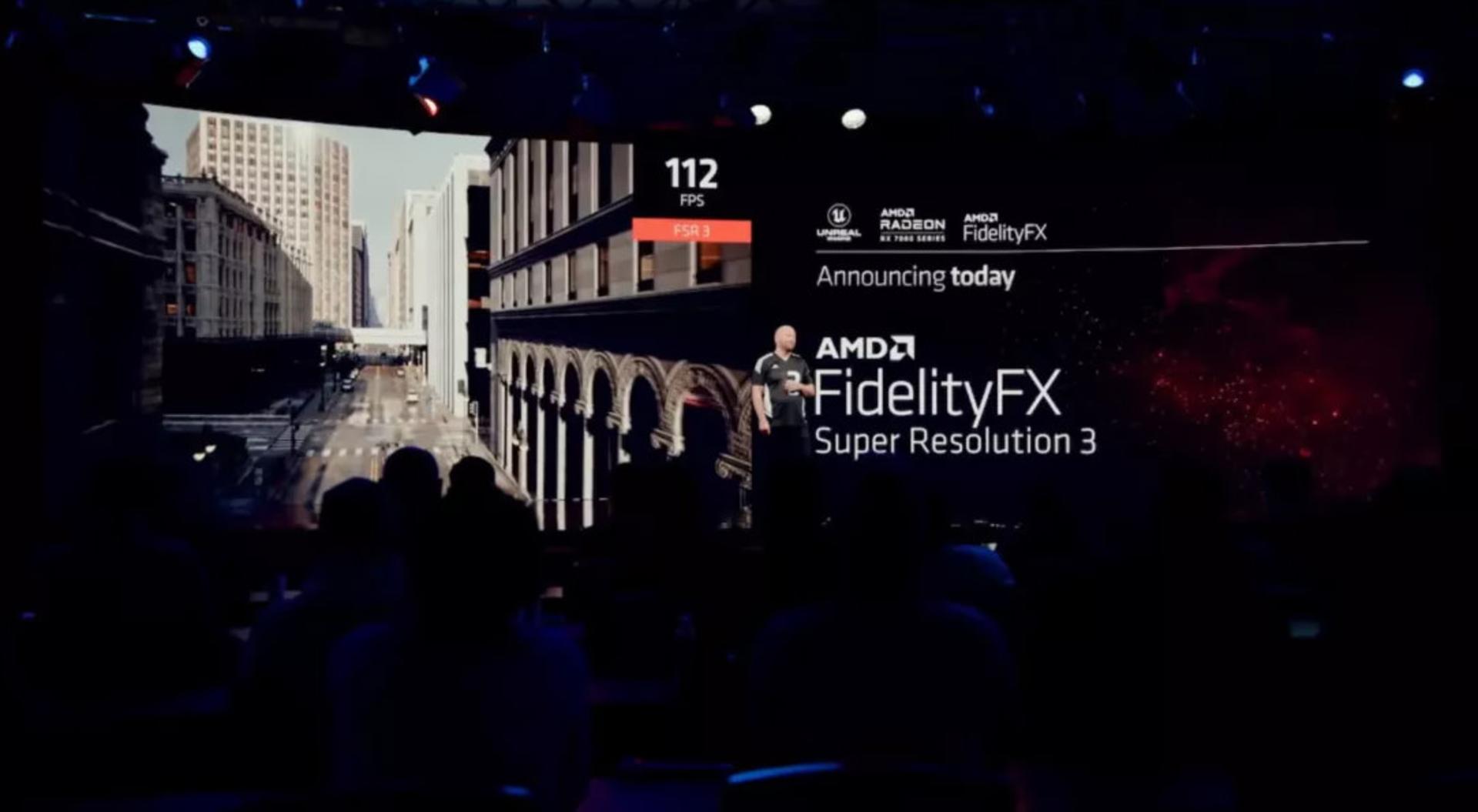 معرفی فناوری AMD FSR 3 در کنفرانس مطبوعاتی