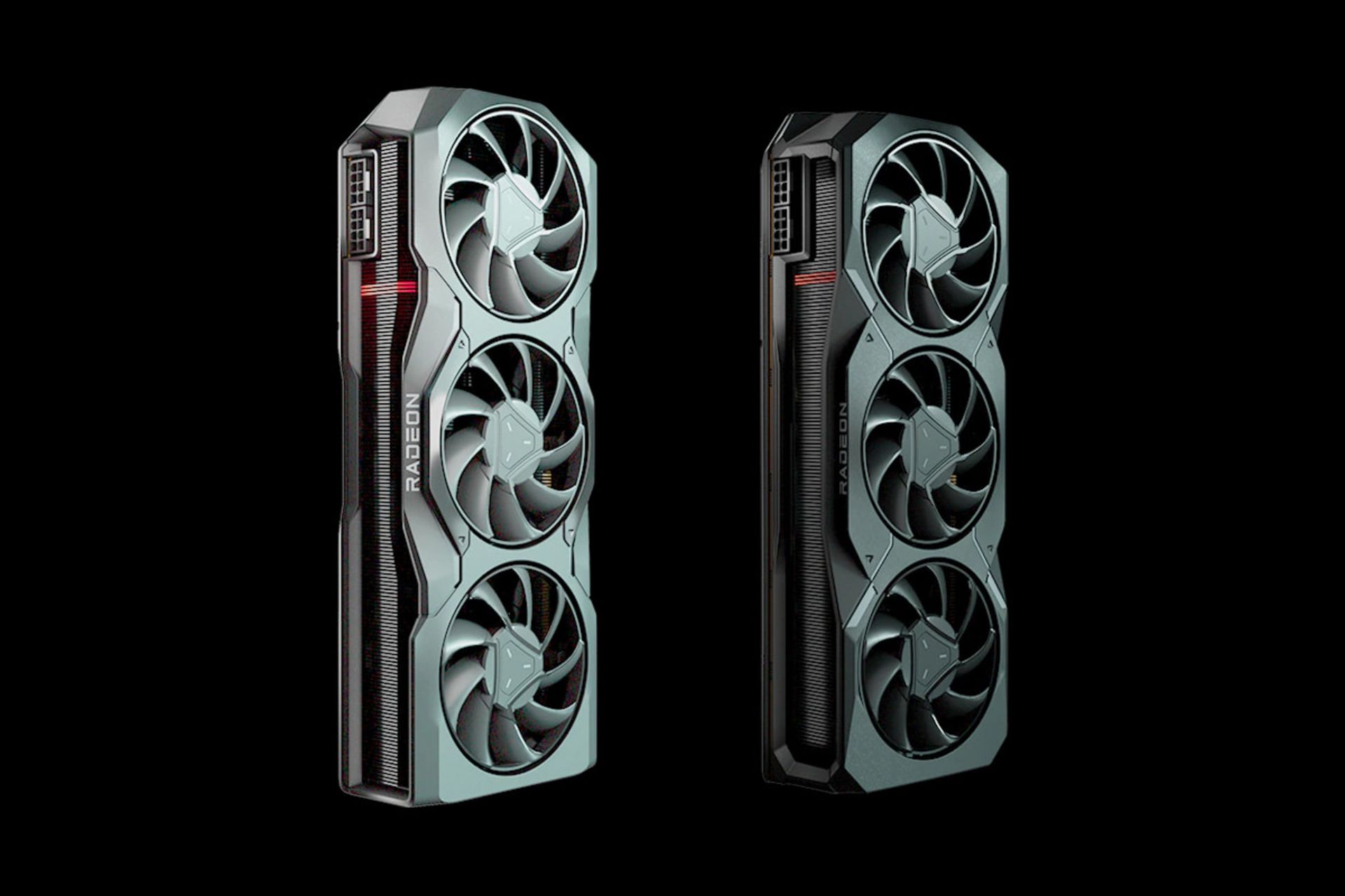 گرافیک های AMD RX 7900 XTX و XT از نمای جلو