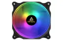 نمای روبرو فن کیس انتک F12 RGB با نورپردازی