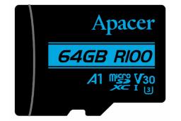 کارت حافظه اپیسر microSDXC با ظرفیت 64 گیگابایت مدل R100 V30 A1