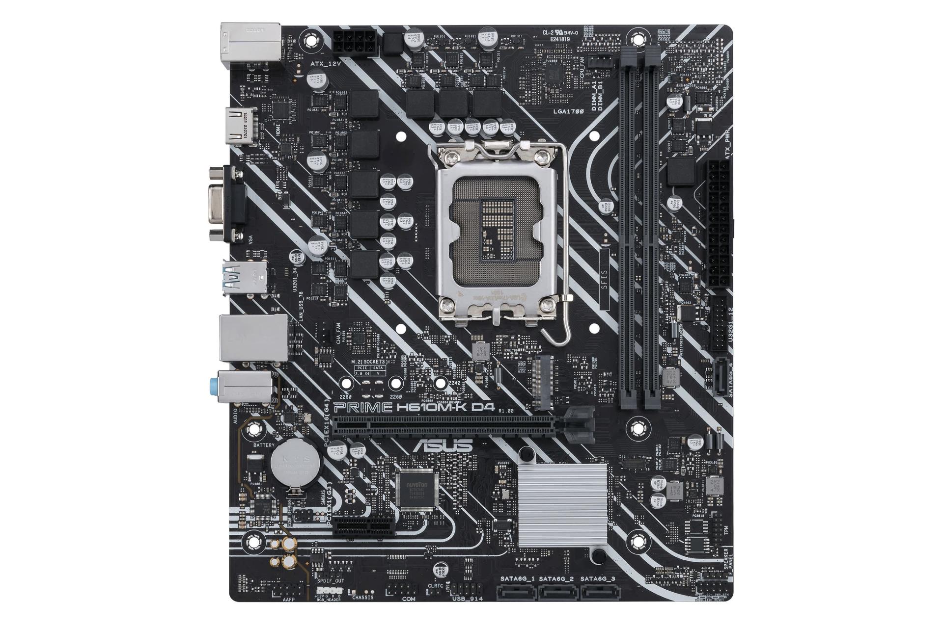 مادربرد ایسوس ASUS PRIME H610M-K D4
