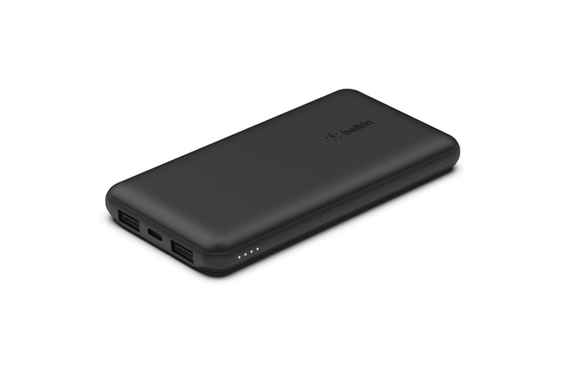 نمای جانبی پاور بانک بلکین BoostCharge BPB011btBK