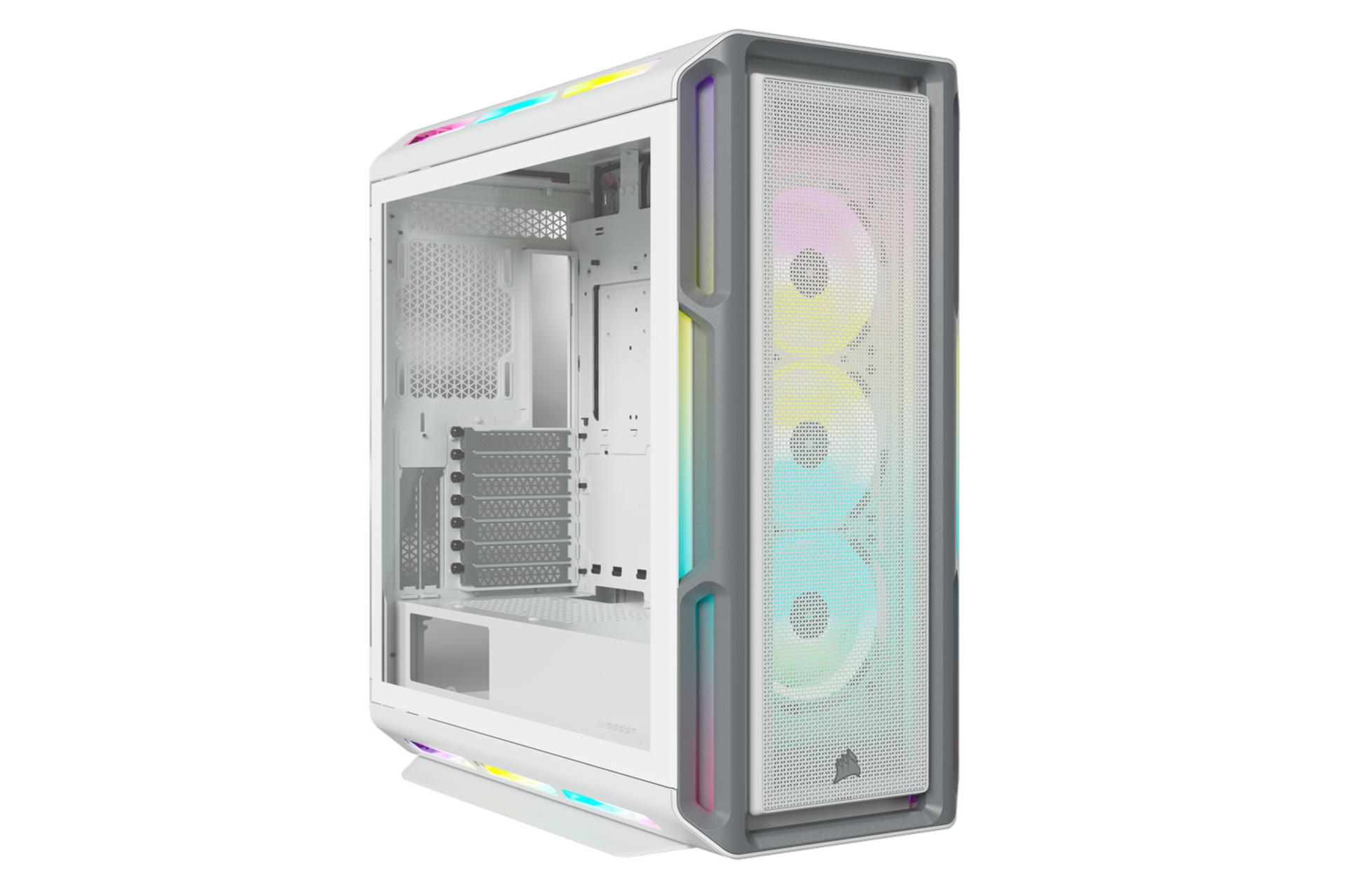 نمای چپ کیس کامپیوتر کورسیر iCUE 5000T RGB