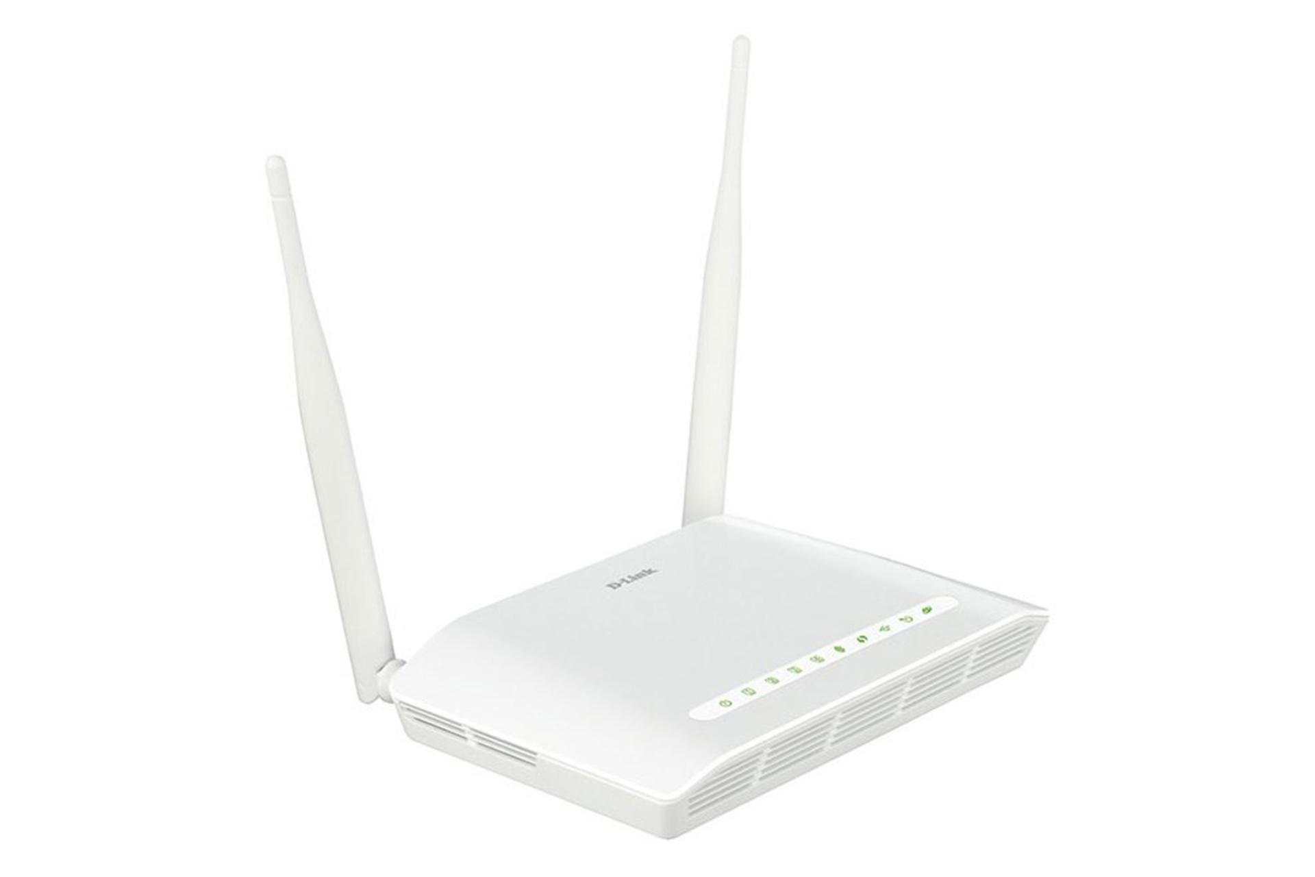 نمای کناری مودم - روتر دی لینک D-Link DSL-2750U