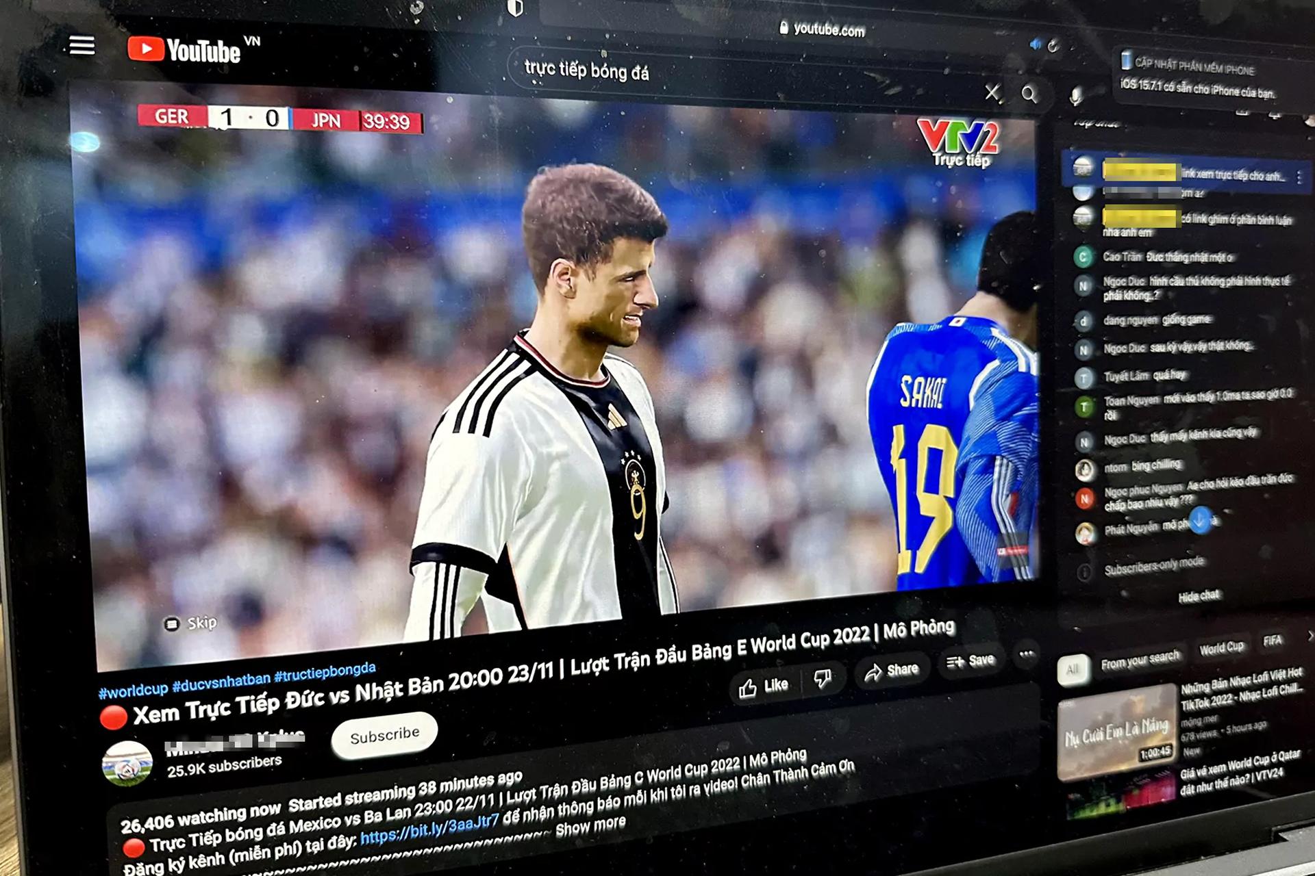 ده‌هاهزار نفر از کاربران یوتیوب بازی فیفا ۲۳ را با مسابقه جام جهانی اشتباه گرفتند