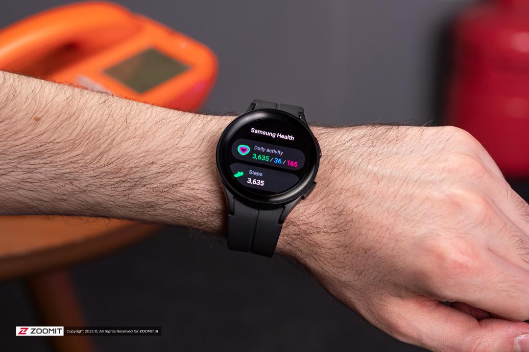 برنامه Samsung Health در گلکسی واچ ۵ پرو