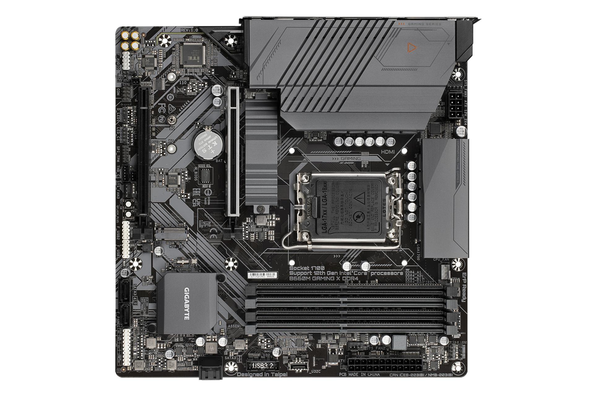 مادربرد گیگابایت GIGABYTE B660M GAMING X DDR4 (rev. 1.0)
