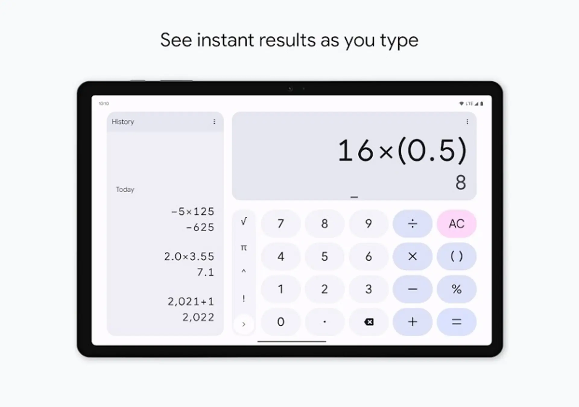 بهترین ماشین حساب های اندروید google calculator