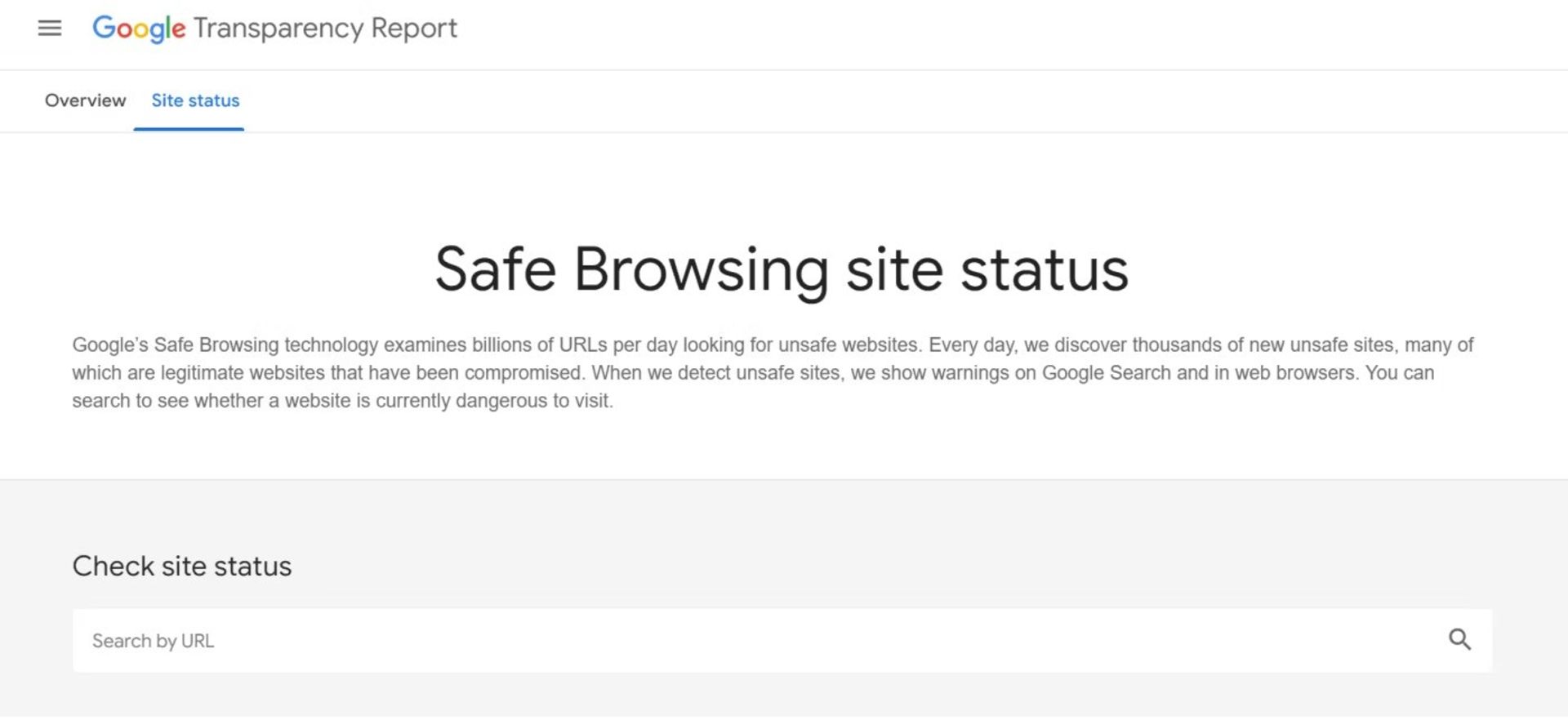 مرور امن وب سایت ها