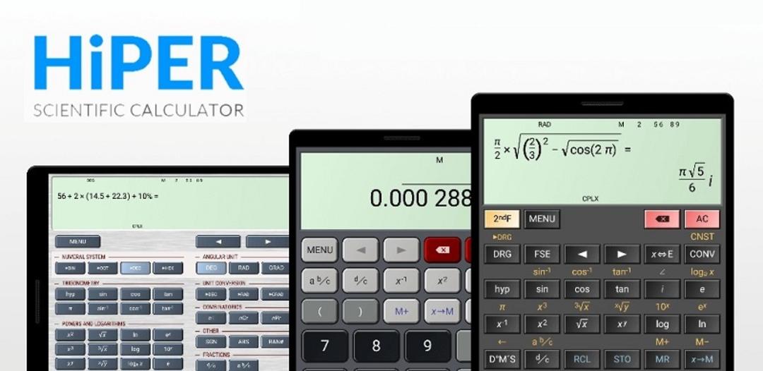 بهترین ماشین حساب برای اندروید اپ HiPER 