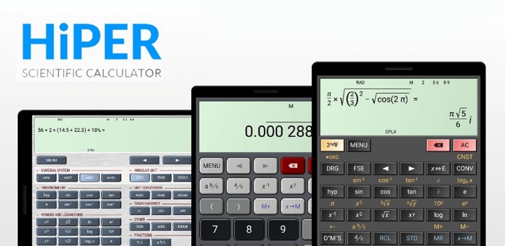 بهترین ماشین حساب برای اندروید اپ HiPER 