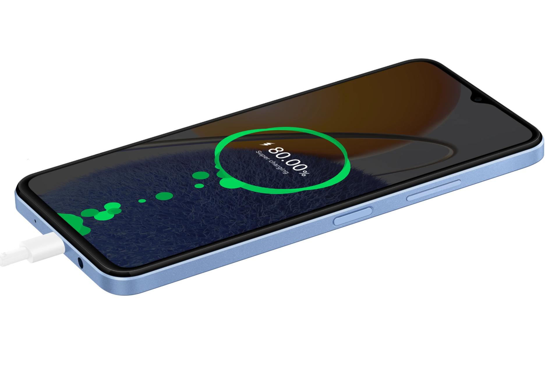 گوشی موبایل نوا Y61 هواوی / Huawei nova Y61 در حال شارژ