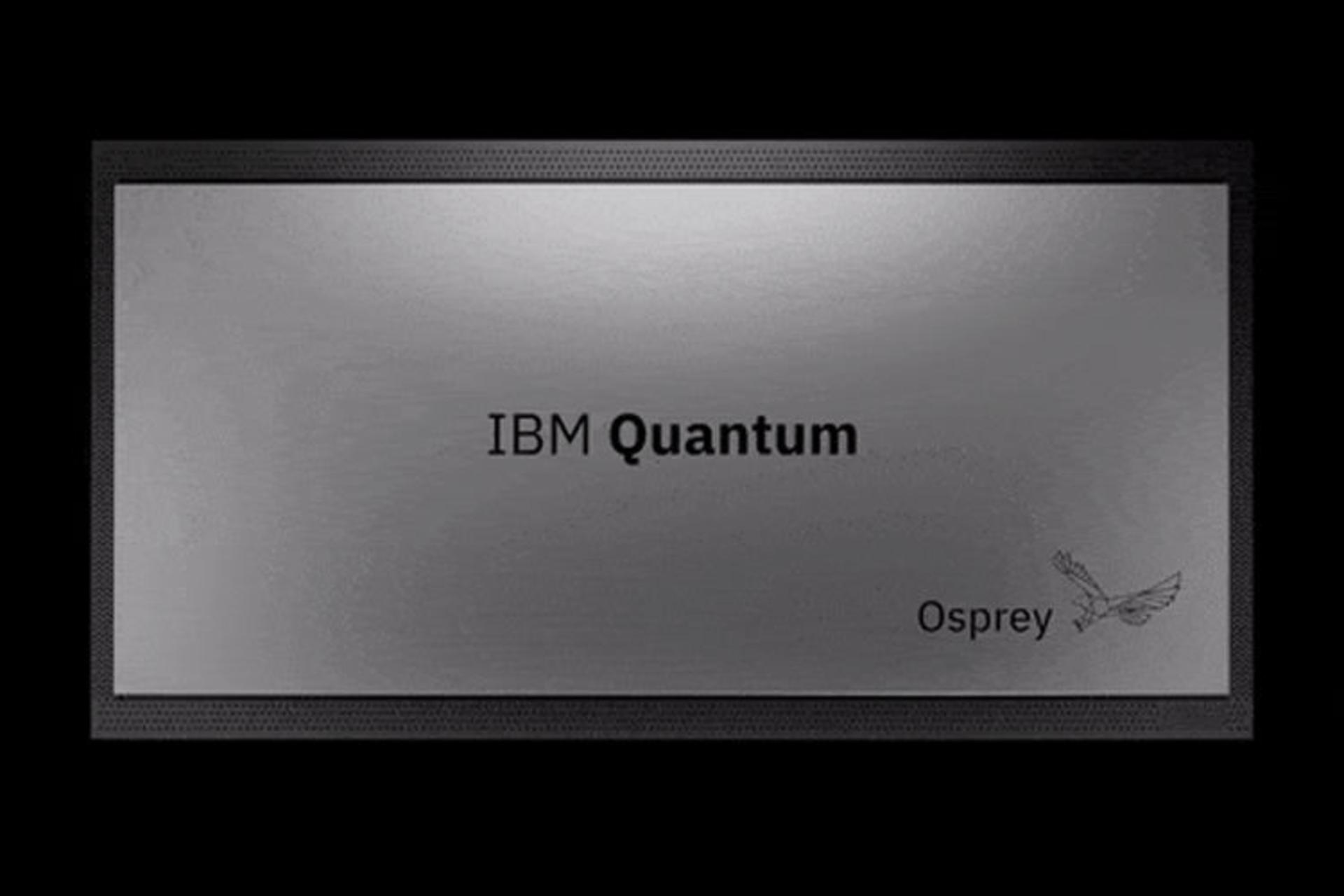 پردازنده کوانتومی آی بی ام IBM Osprey از نمای جلو