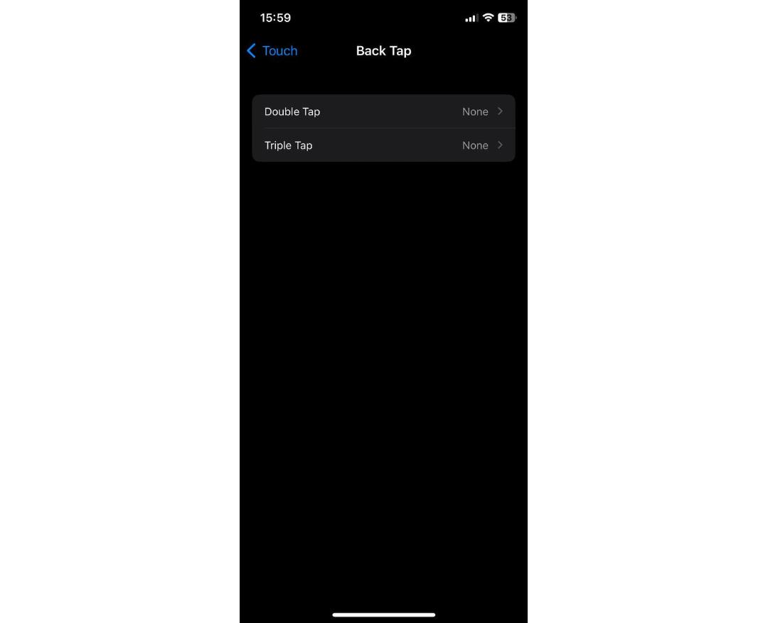 گزینه Double Tap و Triple Tap در تنظیمات آیفون