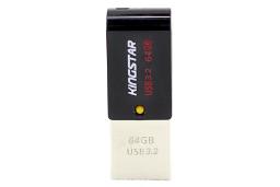 فلش مموری کینگ استار مدل Dual 3 S30 OTG ظرفیت 64 گیگابایت