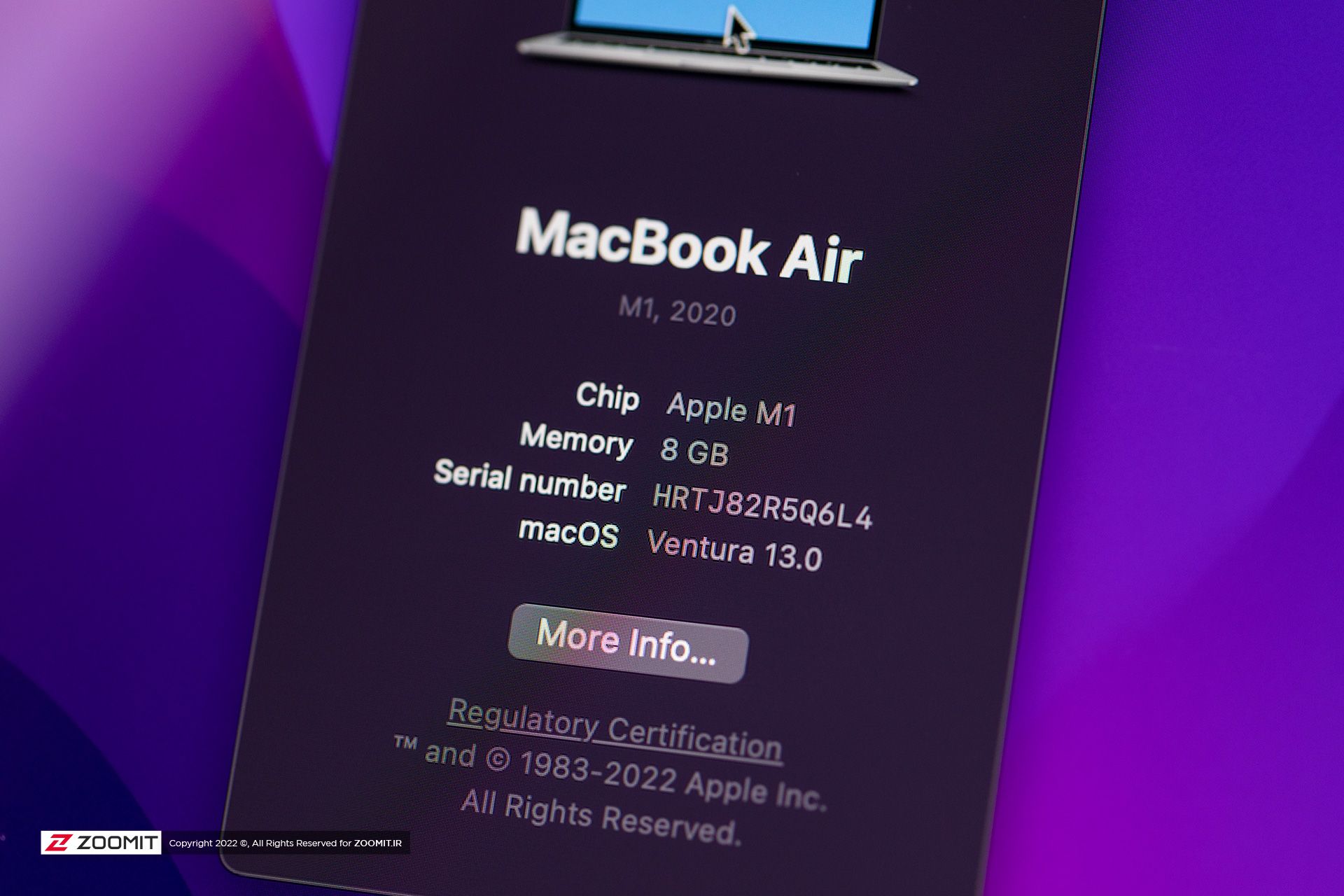 macOS Ventura About