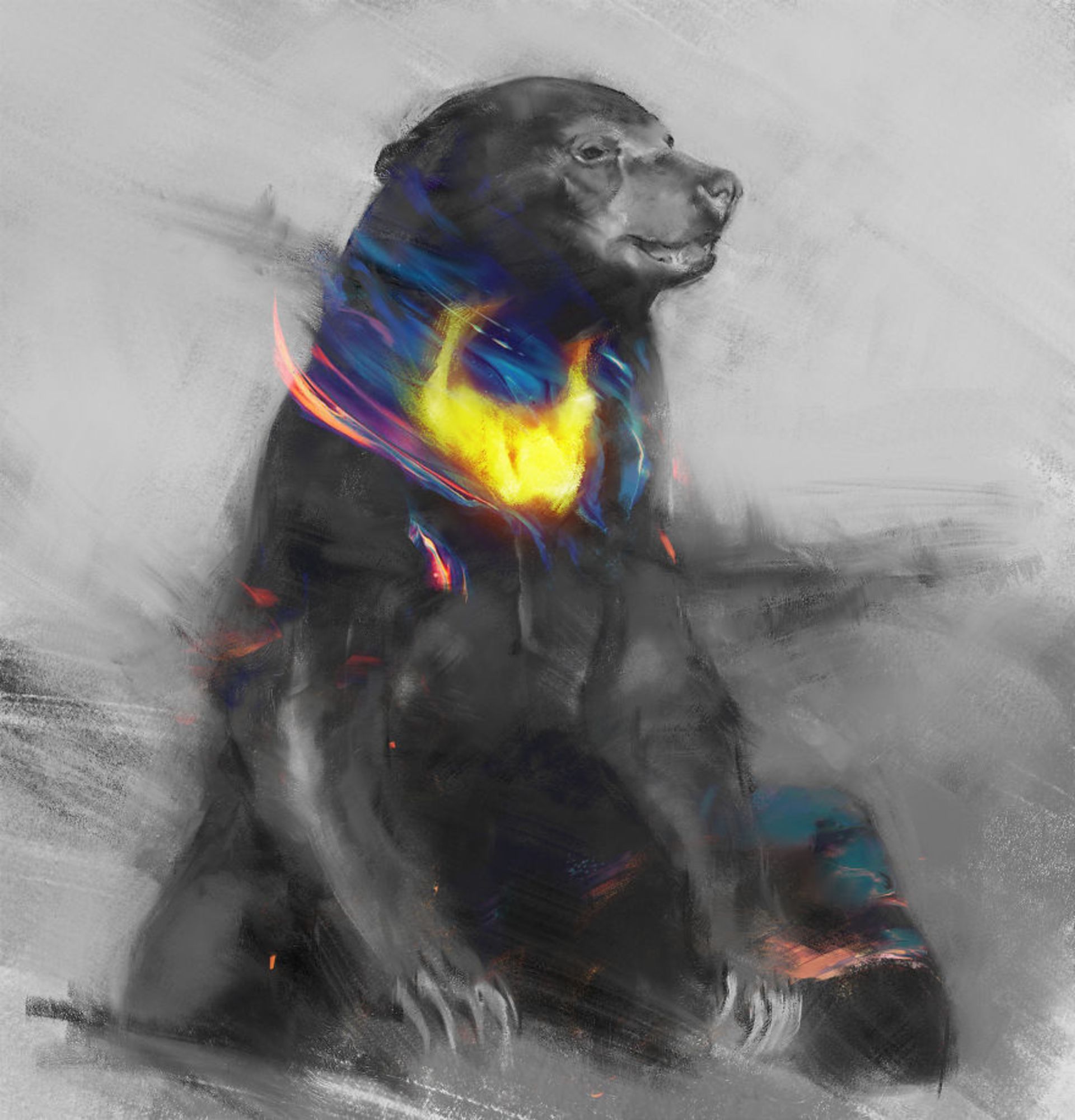 نقاشی از حیوان‌های در خطر انقراض