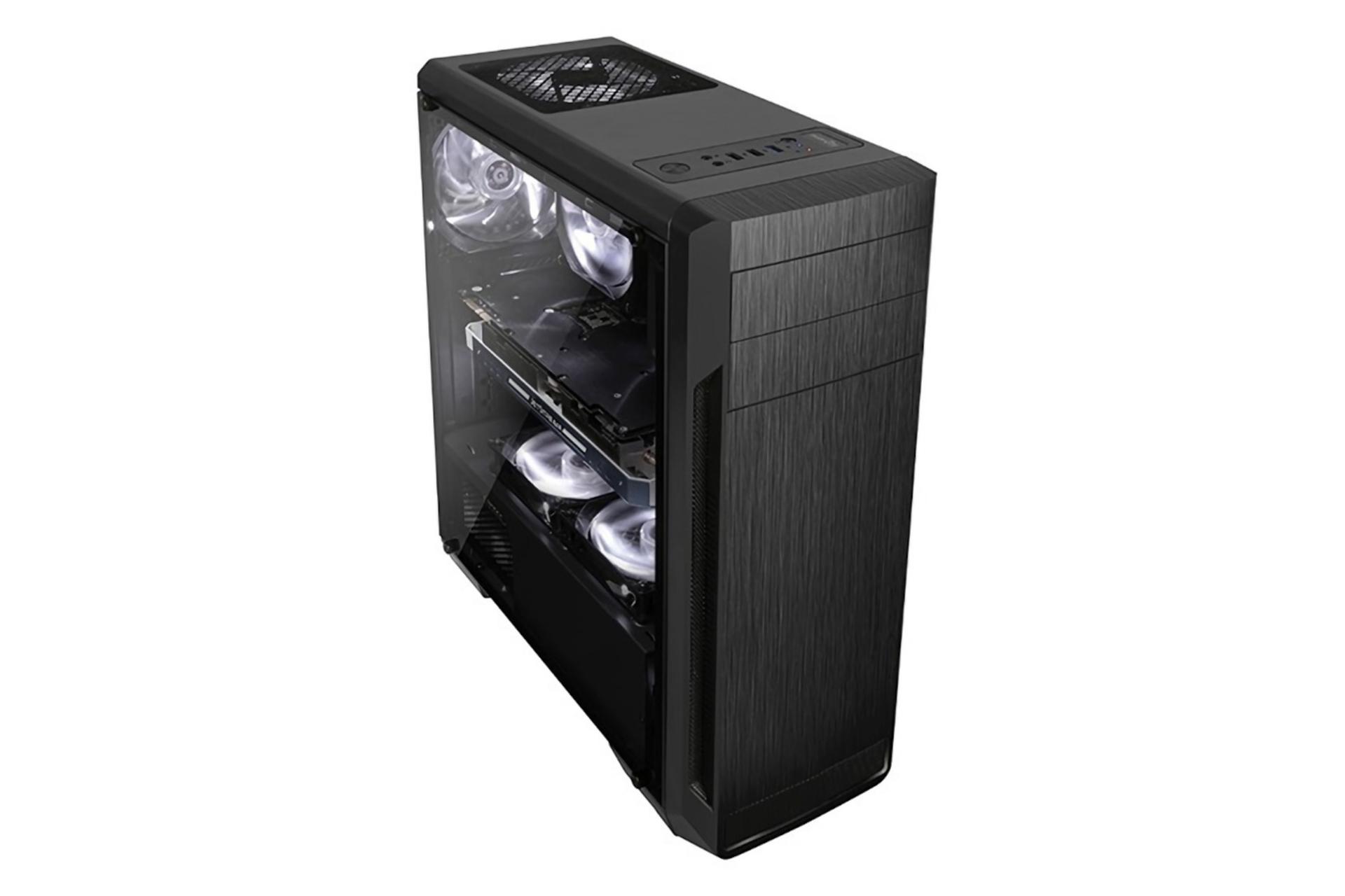 نمای چپ کیس کامپیوتر مستر تک Master Tech T200 GX