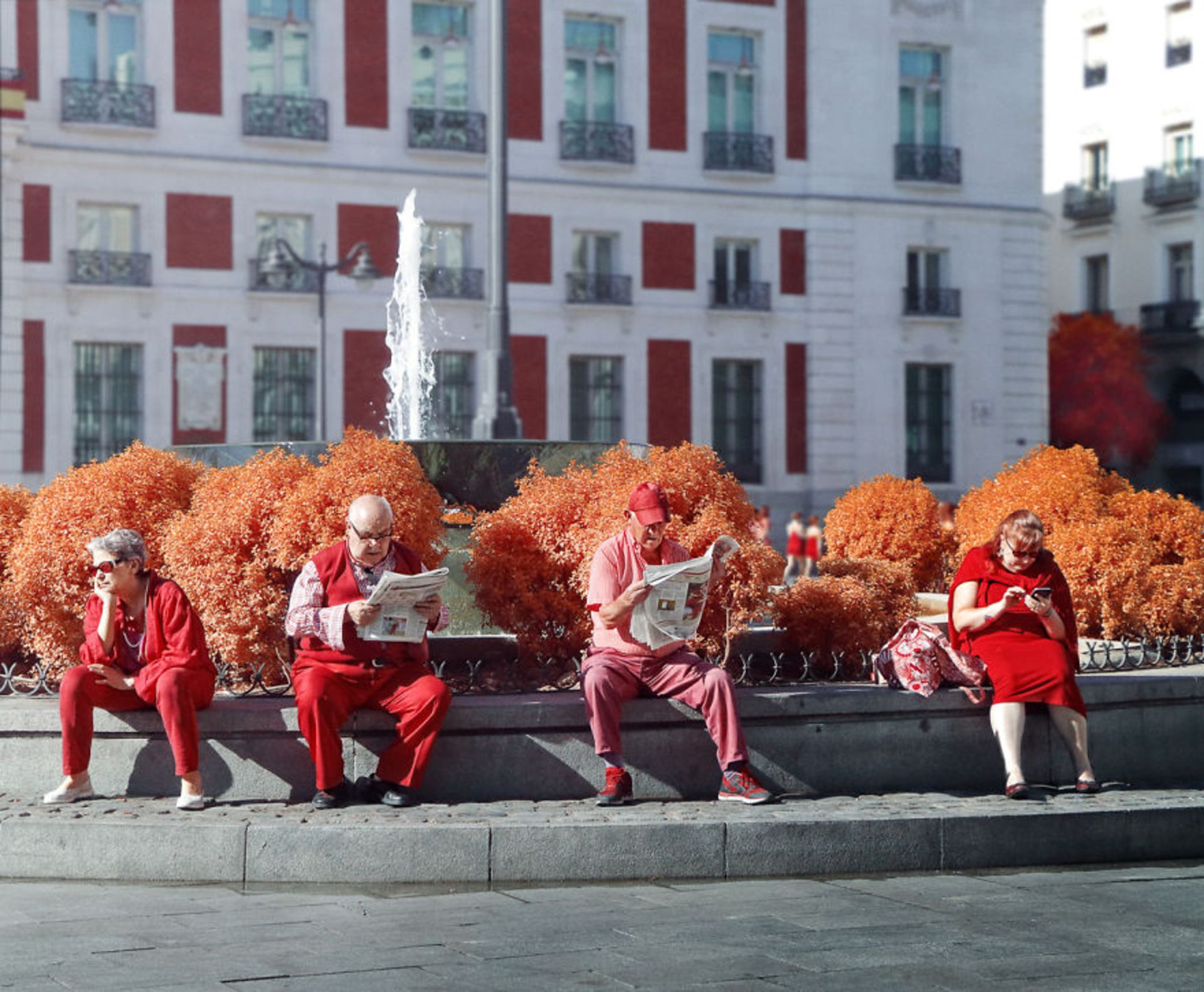 عکاسی مادون قرمز از مادرید