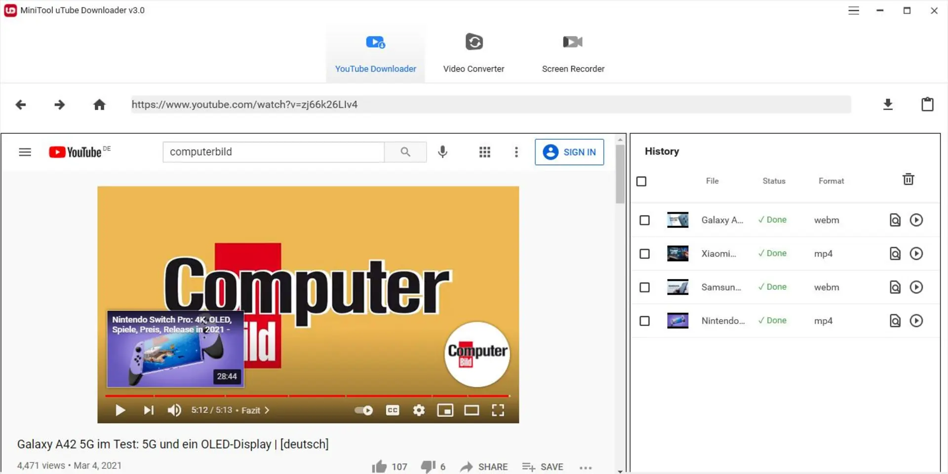 برنامه MiniTool