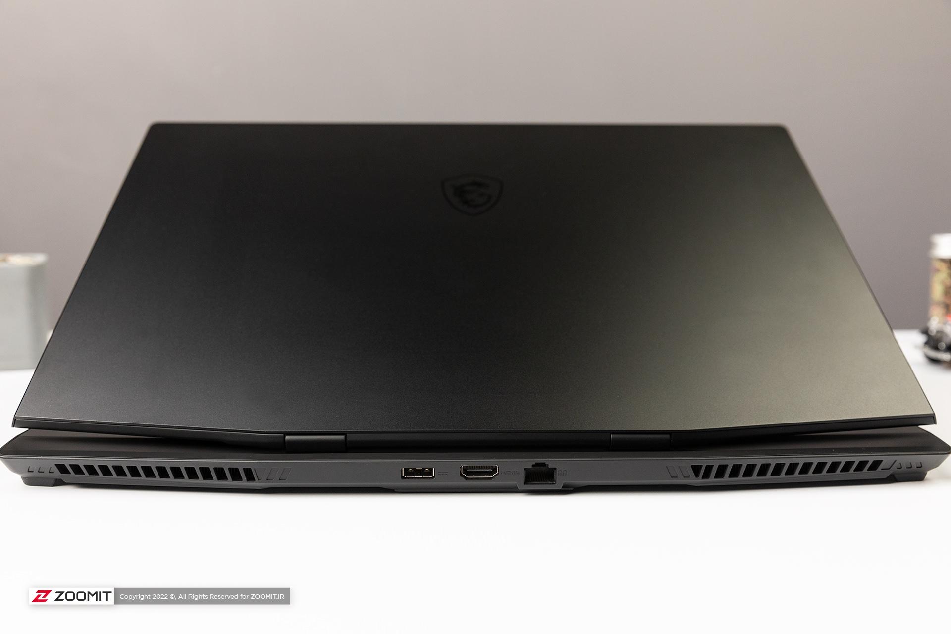پورت‌های قسمت پشتی لپ‌تاپ گیمینگ Stealth GS77 ام‌اس‌آی