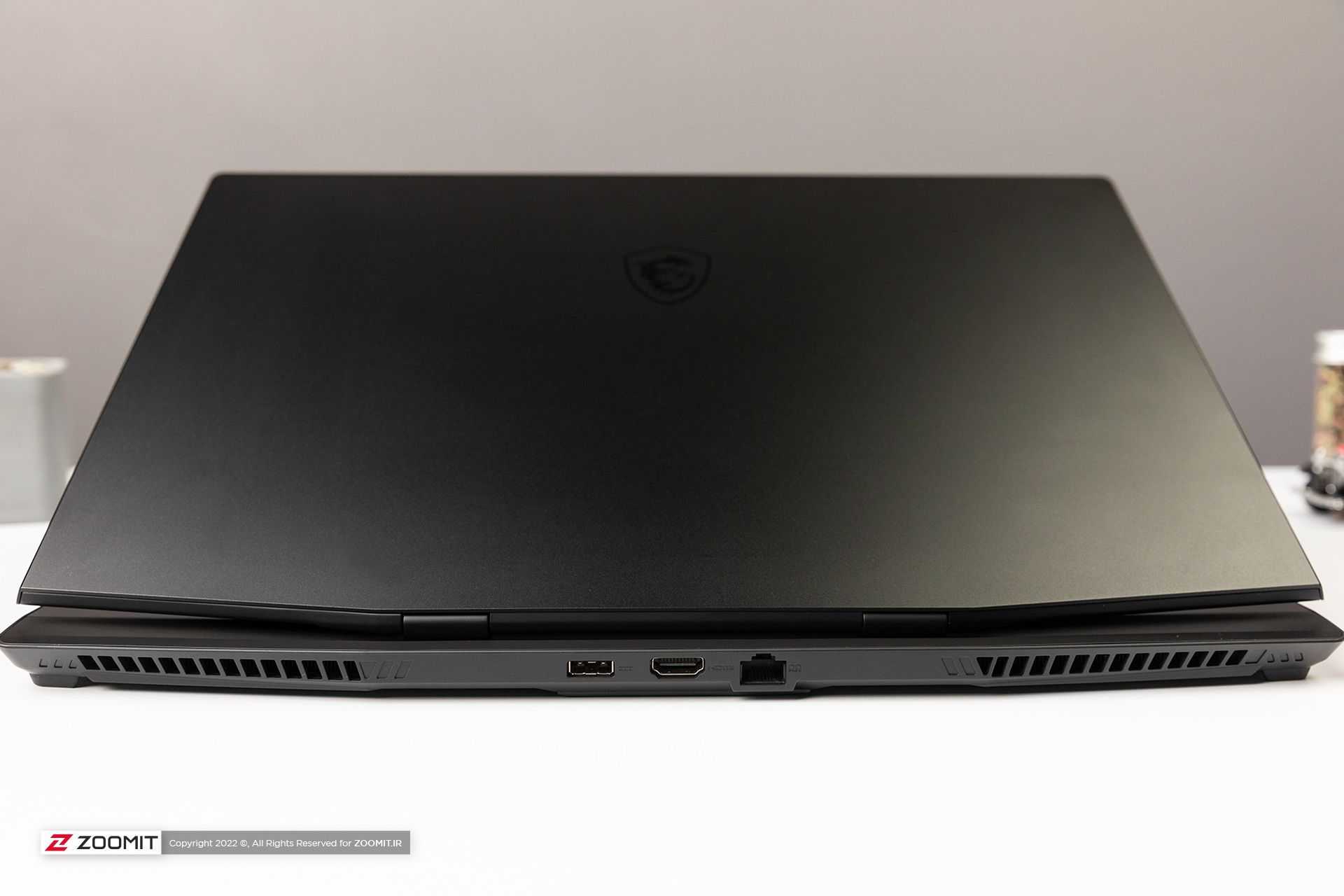 پورت‌های قسمت پشتی لپ‌تاپ گیمینگ Stealth GS77 ام‌اس‌آی