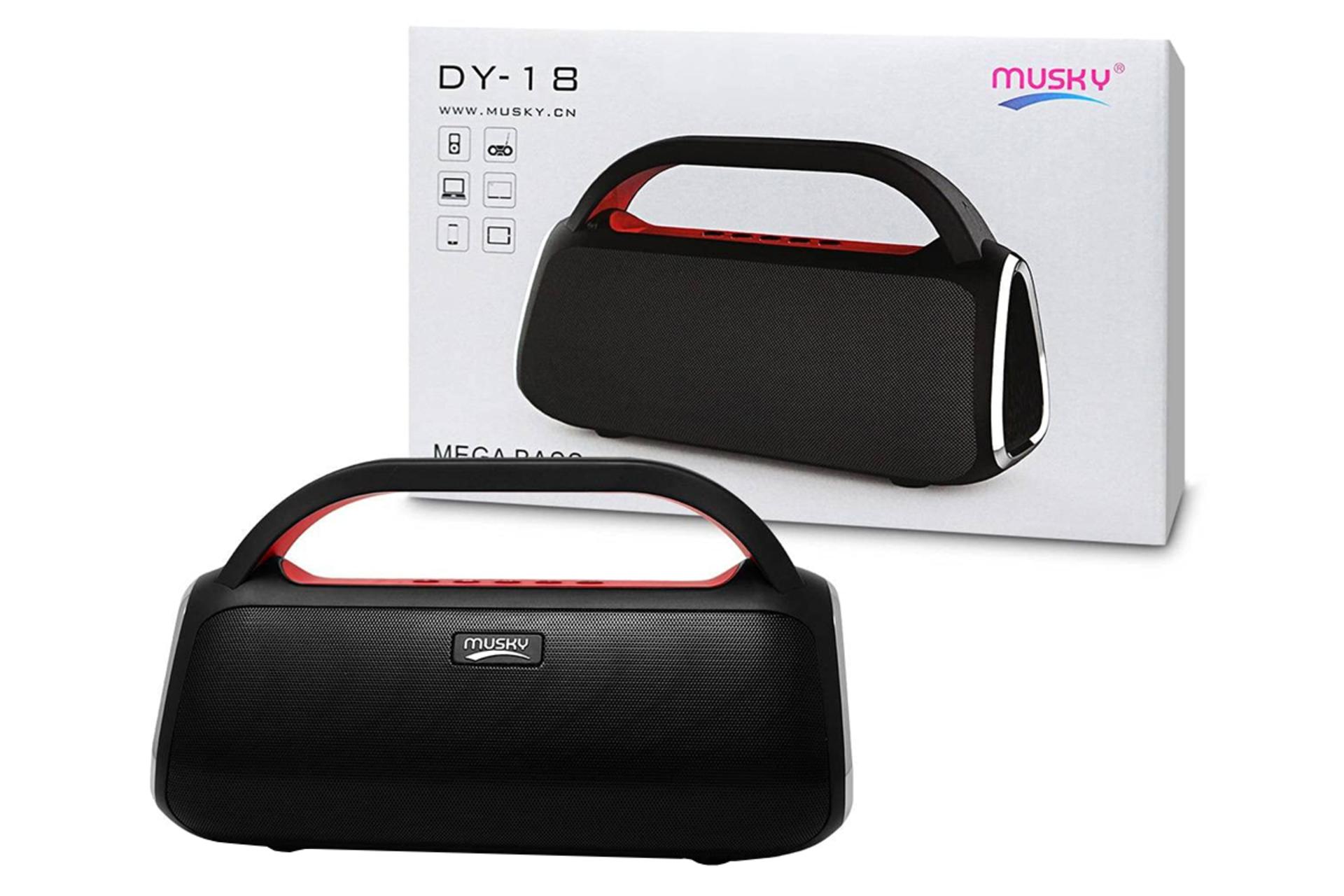 اسپیکر موسکای Musky DY-18 مشکی