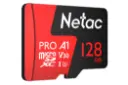 نمای چپ کارت حافظه نتاک microSDXC ظرفیت 128 گیگابایت مدل P500 Extreme Pro V30 A1