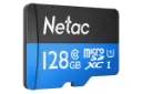 نمای چپ کارت حافظه نتاک microSDXC ظرفیت 128 گیگابایت مدل P500 Standard کلاس 10