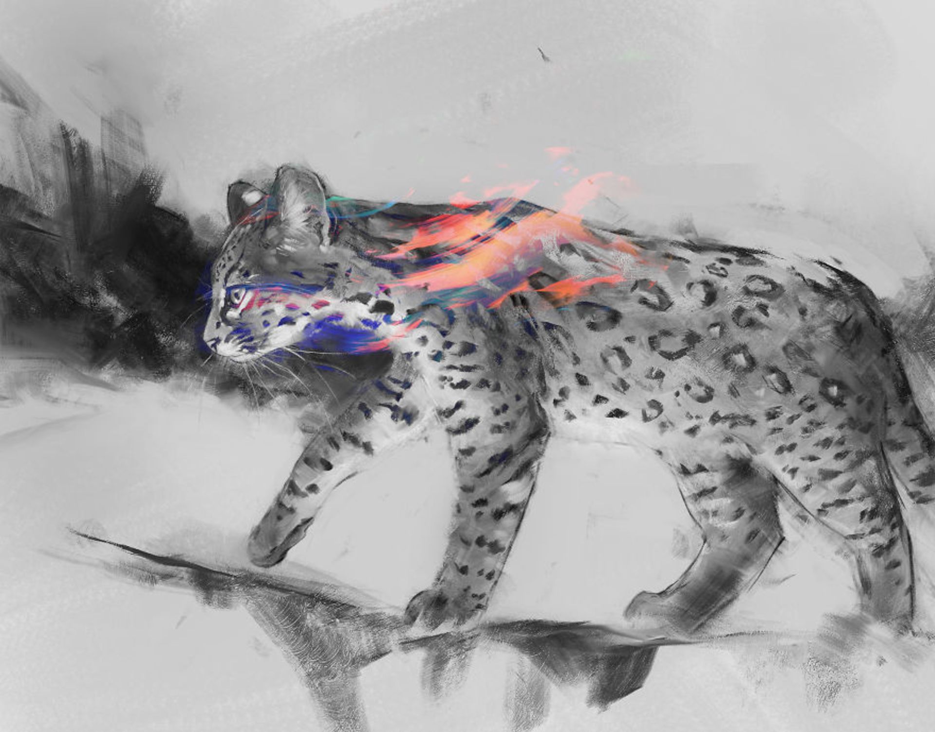 نقاشی از حیوان‌های در خطر انقراض