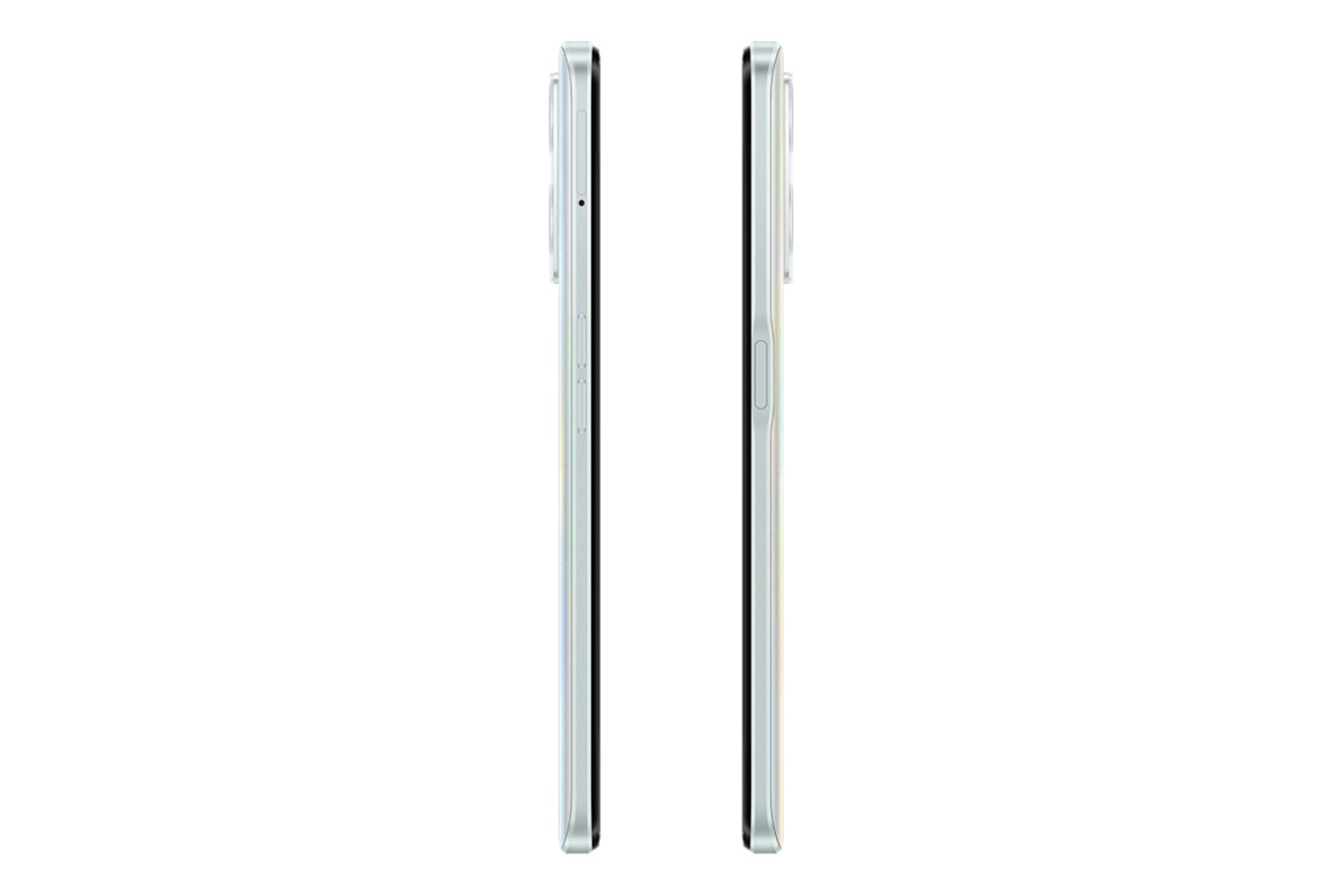 نمای جانبی گوشی موبایل اوپو Oppo K10x چندرنگ