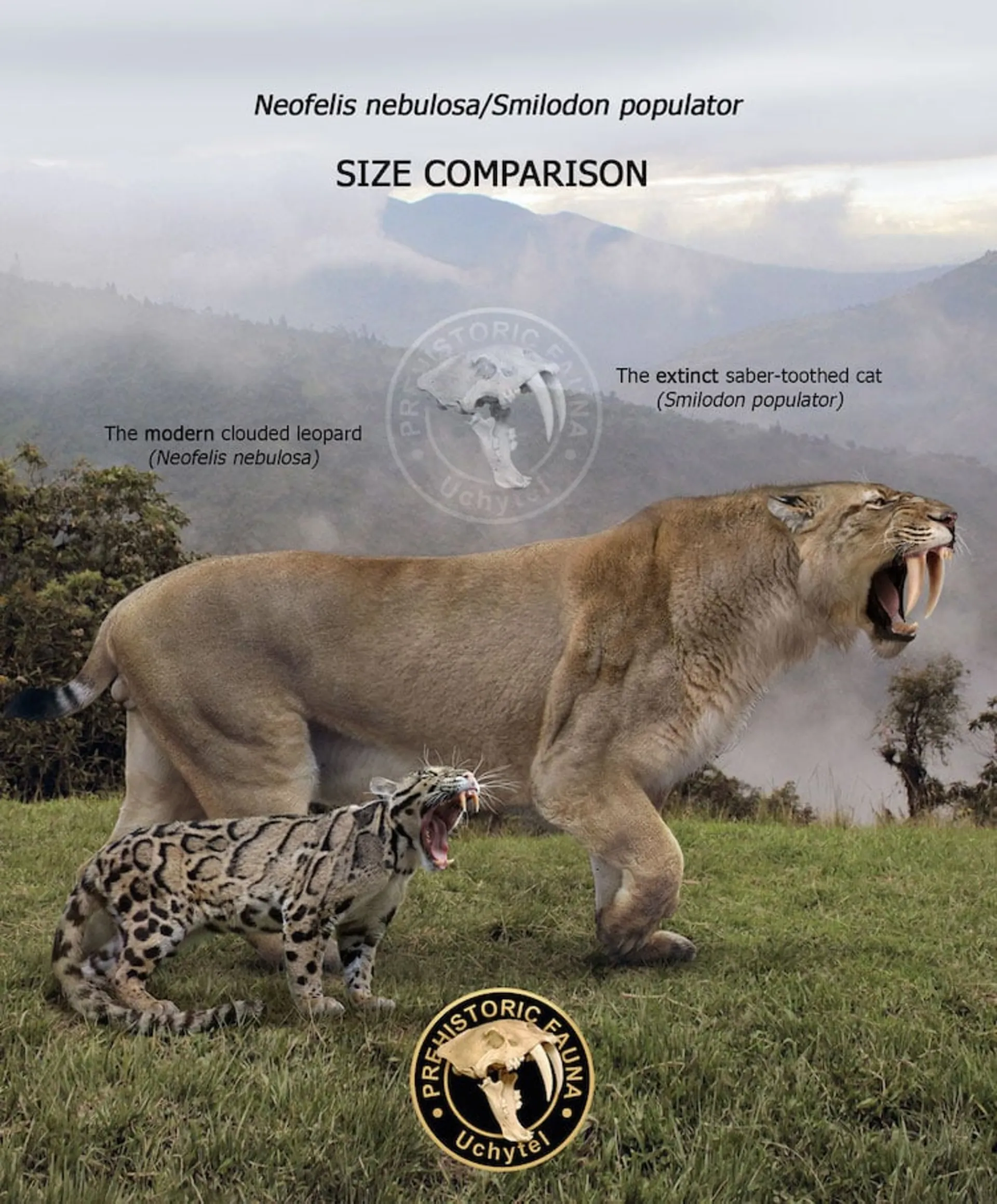 تفاوت اندازه بین حیوانات ماقبل تاریخ و نوادگان مدرن آن‌ها