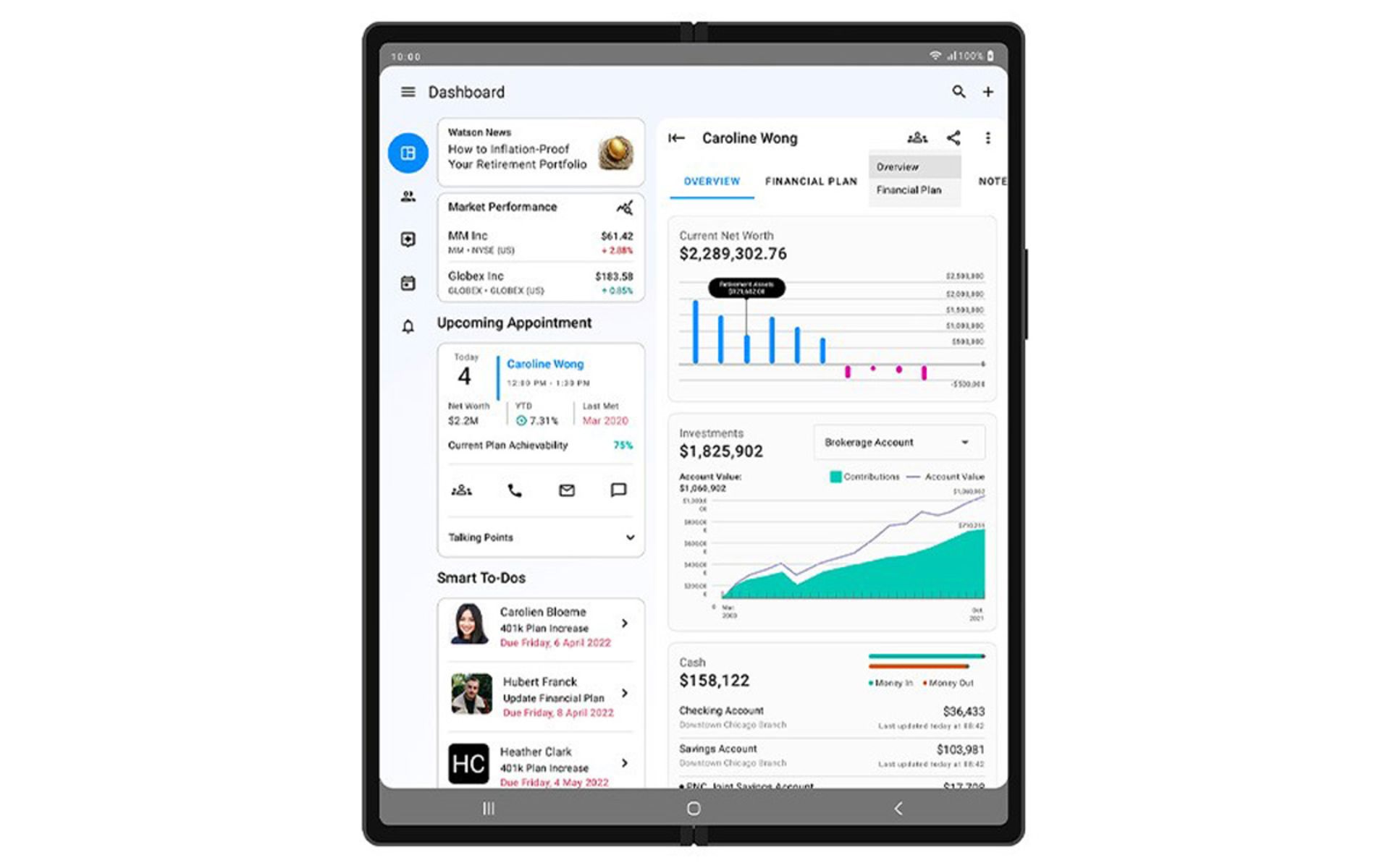 استفاده از گلکسی زد فولد ۴ برای مشتریان سازمانی بخش مالی