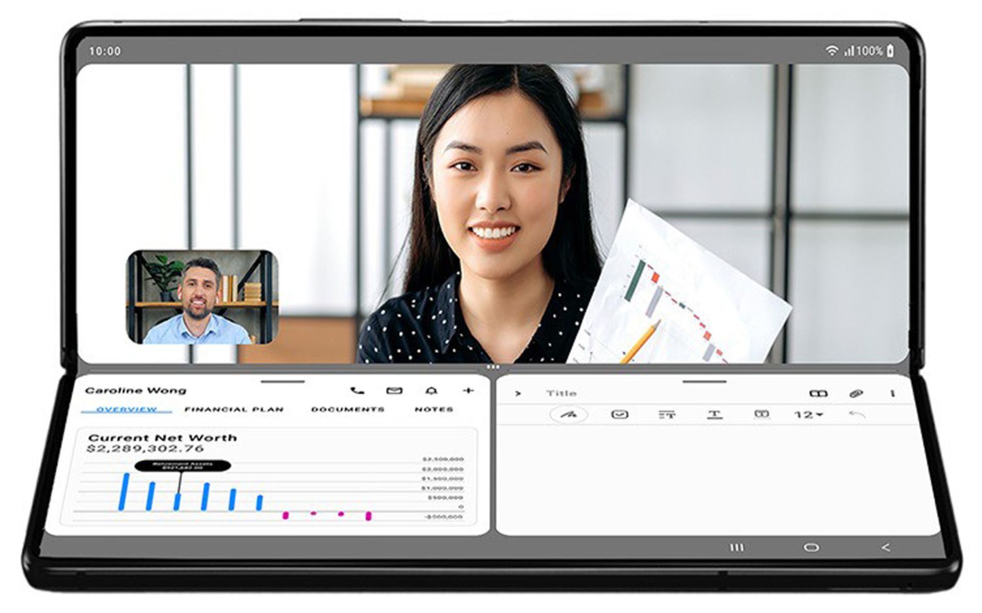 چند وظیفگی در گلکسی زد فولد ۴