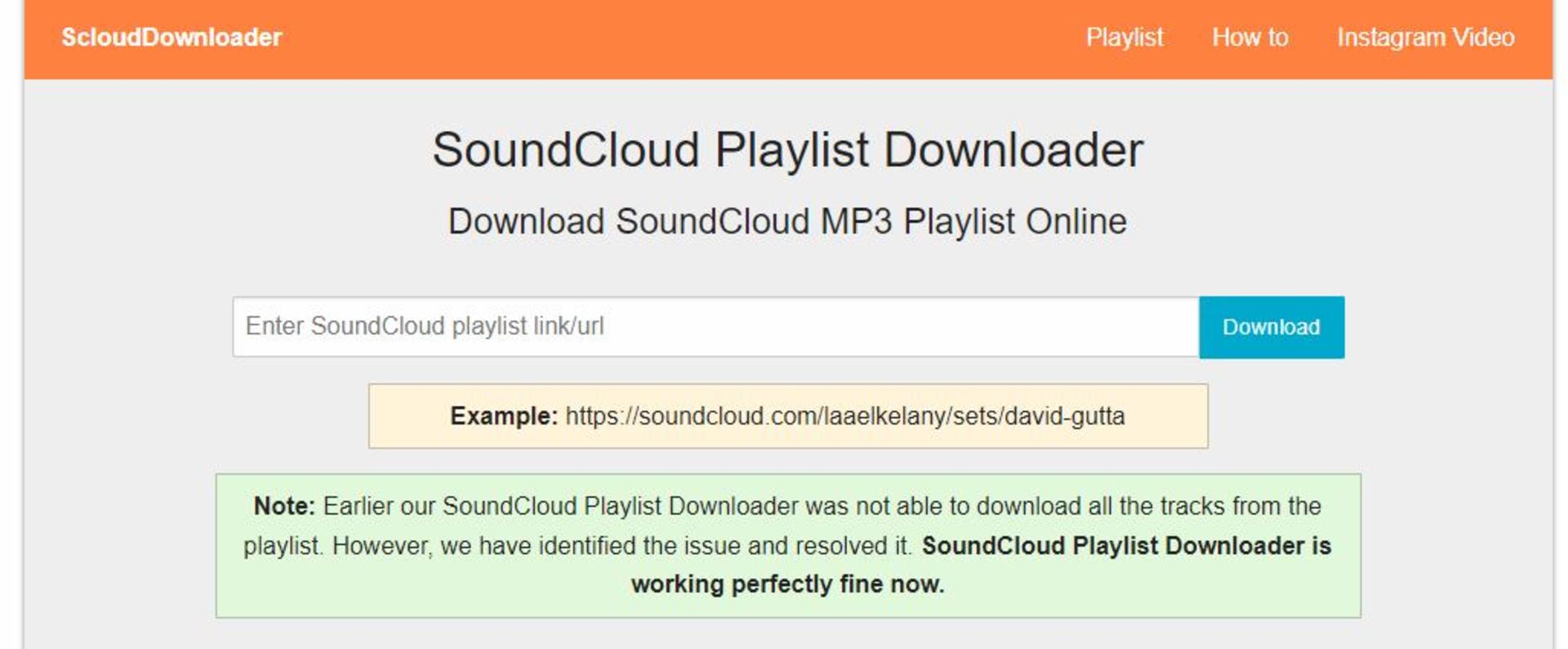 سایت ScloudDownloader برای دانلود از ساند کلاد
