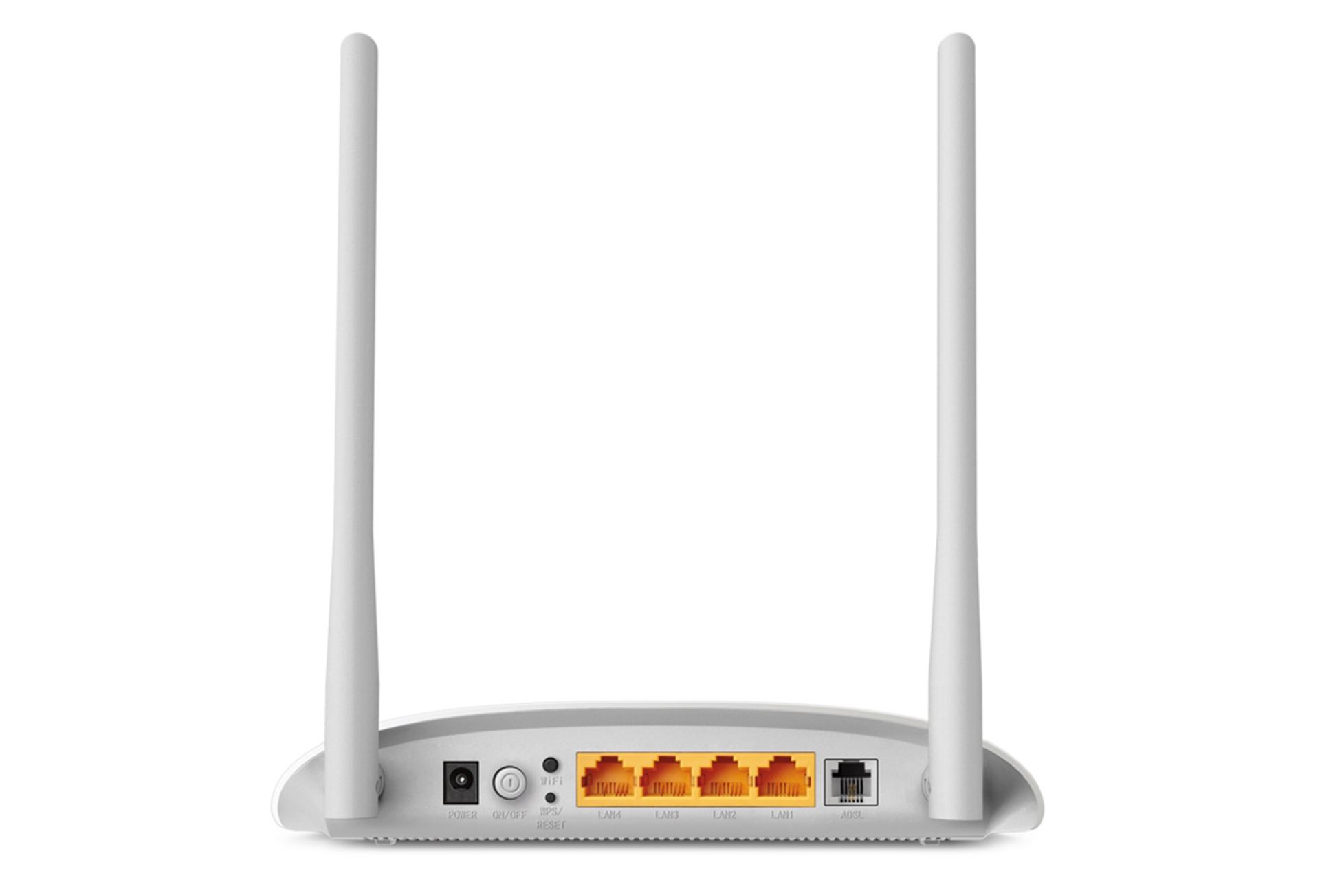 نمای پشتی مودم - روتر تی پی لینک tp-link TD-W8961N V4