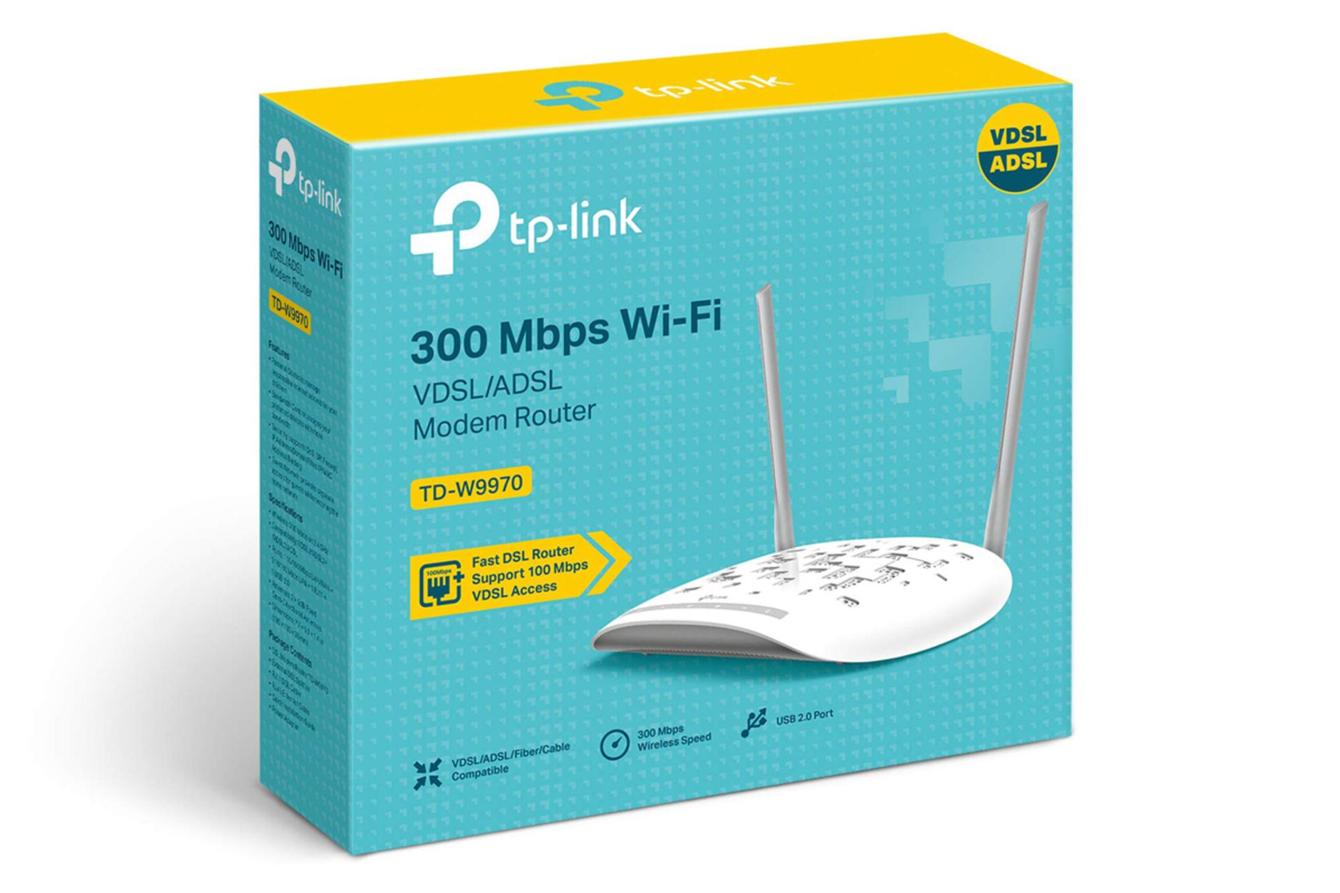 بسته بندی مودم - روتر تی پی لینک tp-link TD-W9970 V4